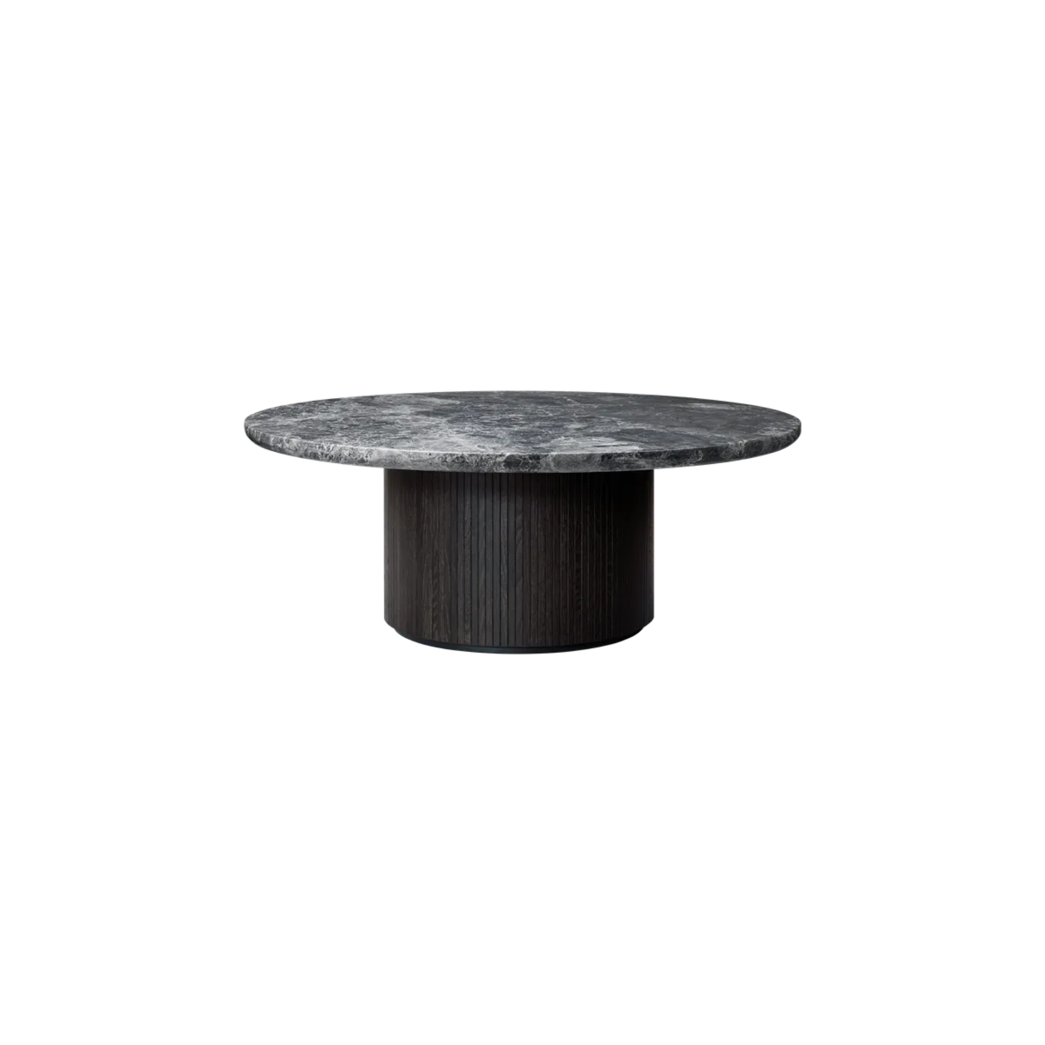 Moon Coffee Table - Round 120 / Grey Emperador marble