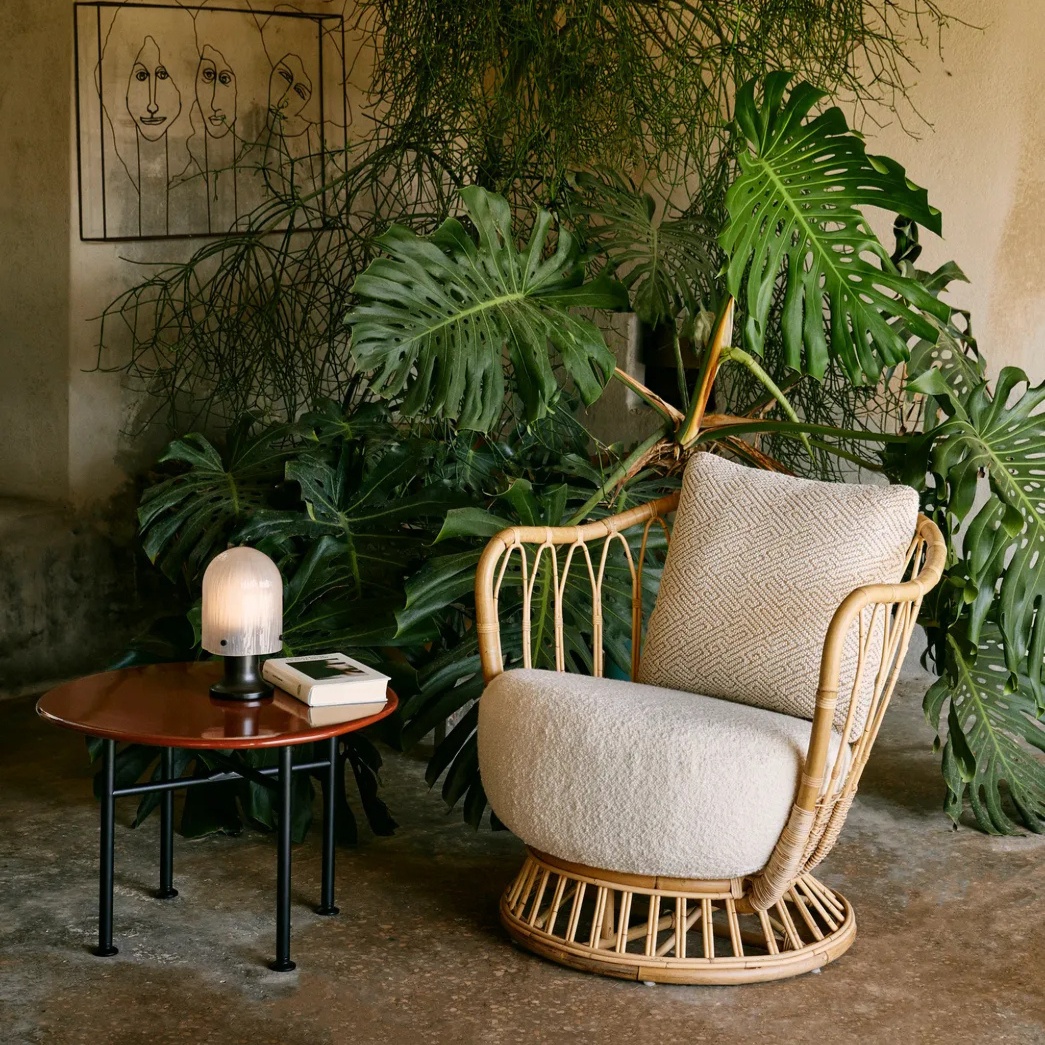 Grace Lounge chair / Fabric Dedar Karakorum 001