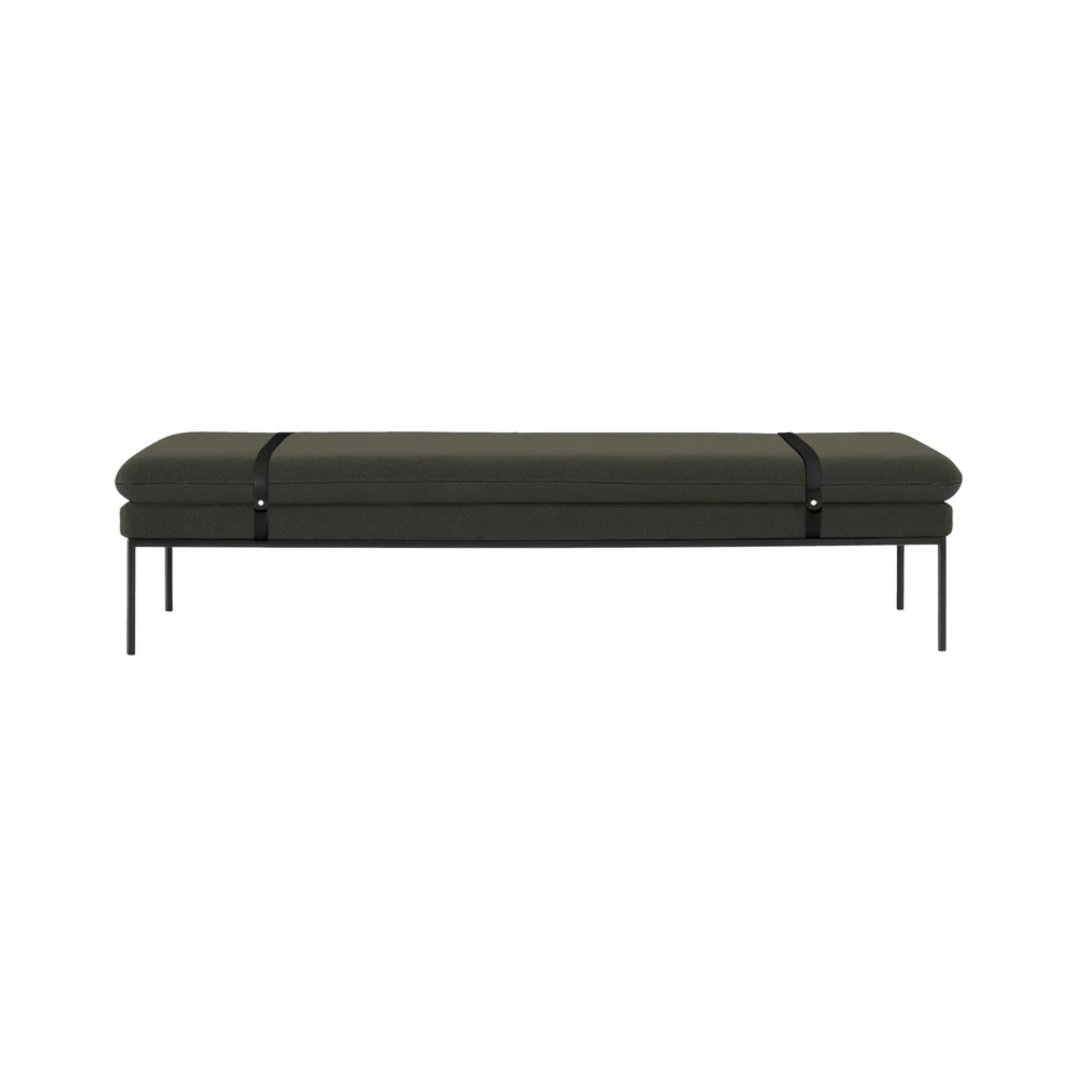 Turn Daybed / Black base / Black straps / Fabric Hot Madison 234