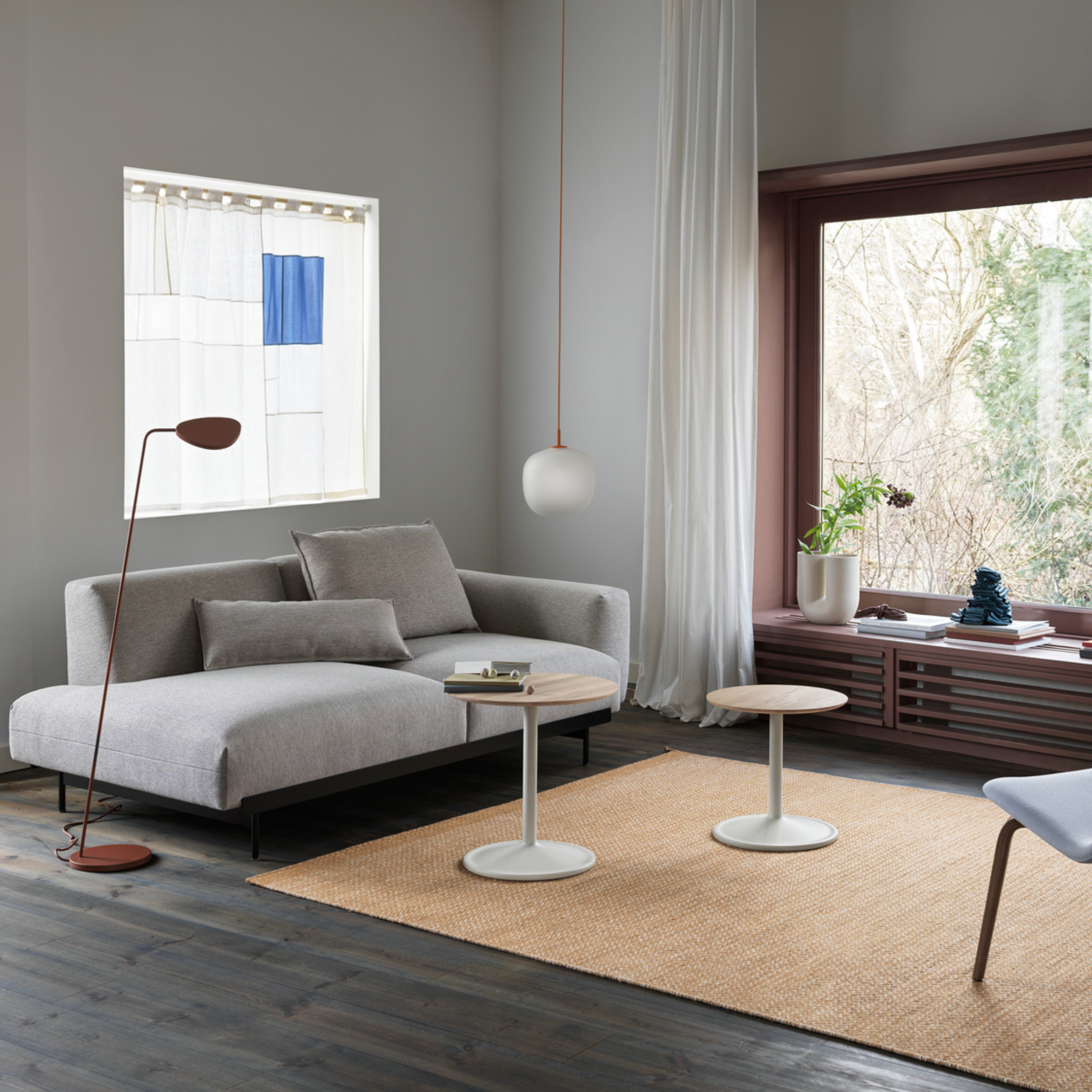 Rime Pendant - Ø18 - Deep Red