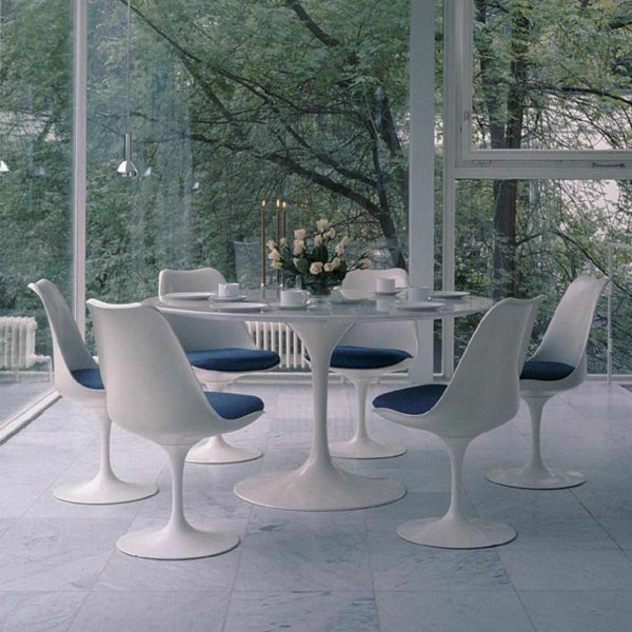 Tulip Chair Fixed with upholstery