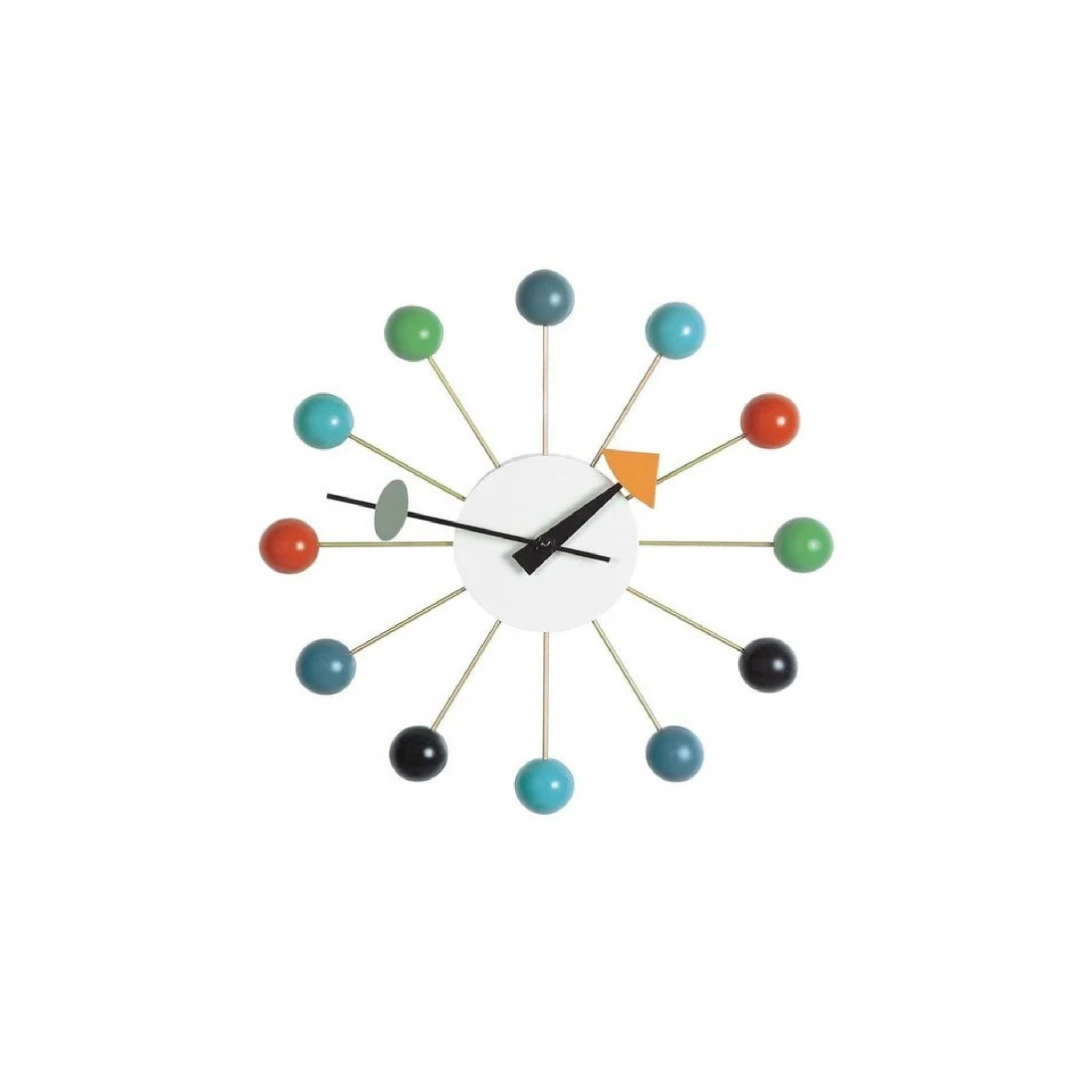 Ball Clock - Wall / Multi-coloured