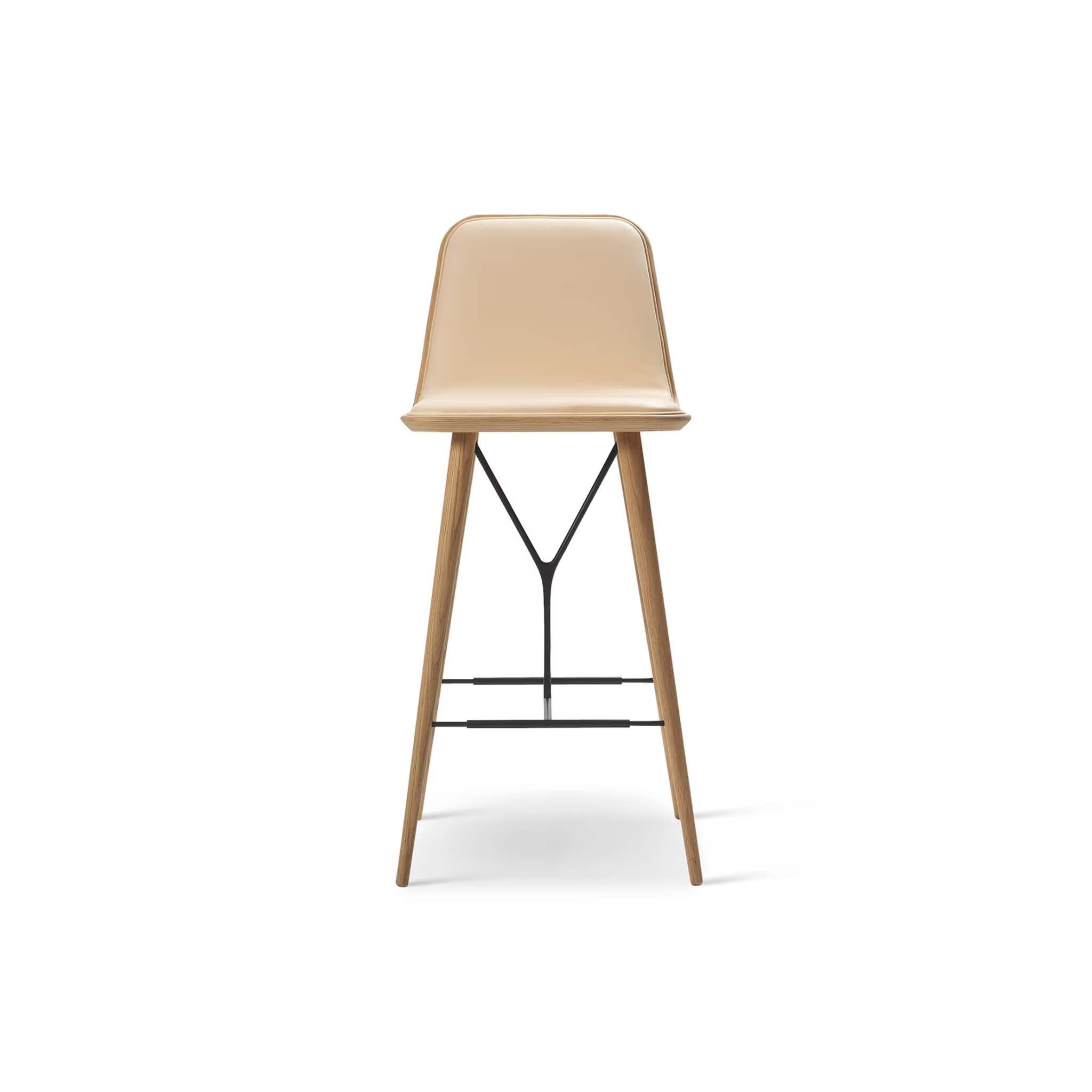 Spine Wood Base Barstool - Model 1731