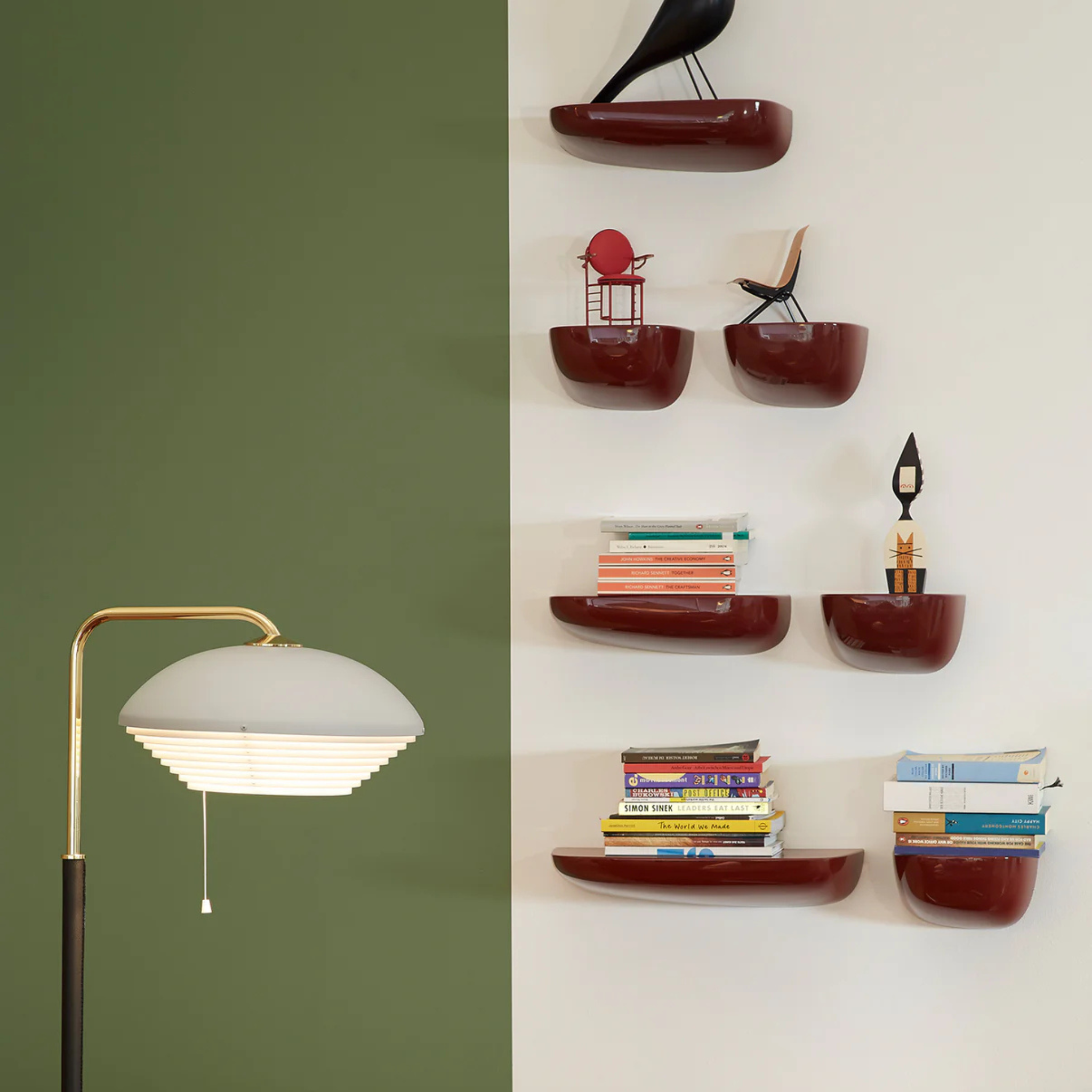 Corniches - Small / Japanese red