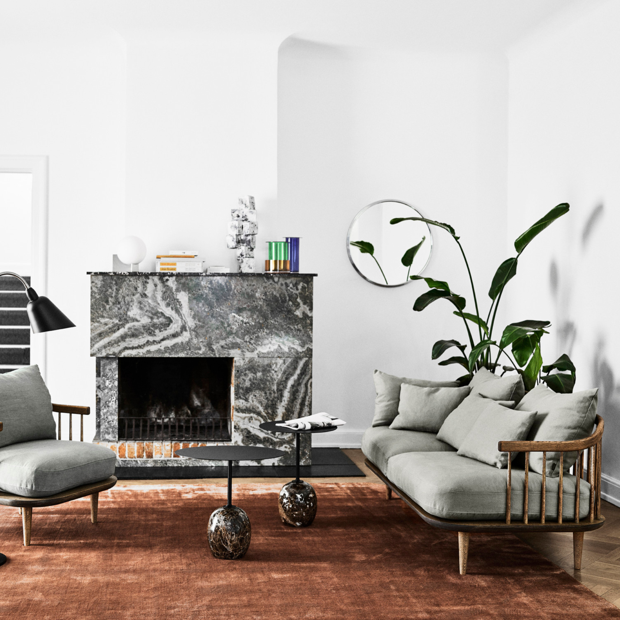 SC2 Fly Sofa/Oak White Oil/ Karakorum 003