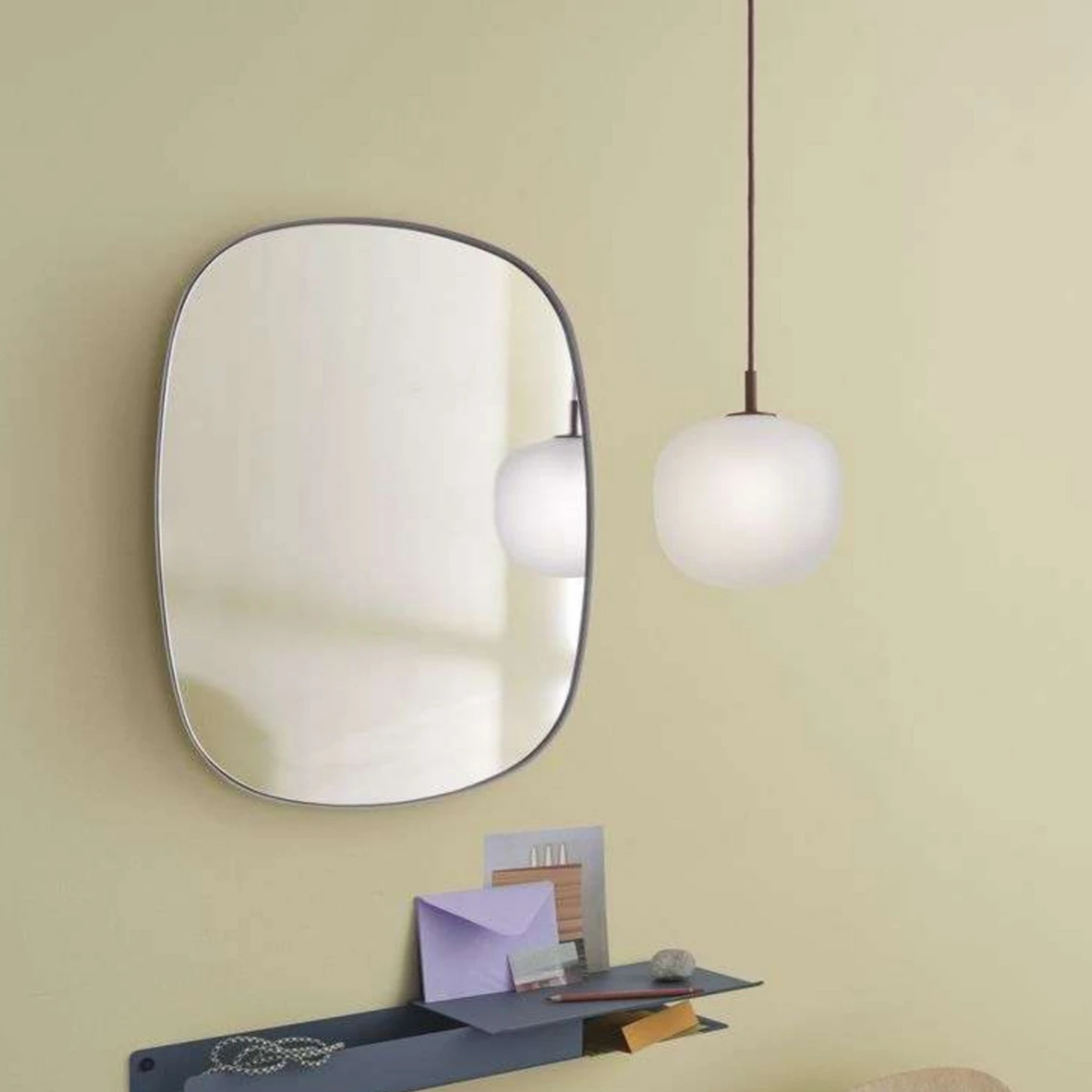 Rime Pendant - Ø12 - Deep Red