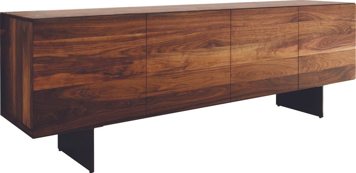 Raba Sideboard - Black base / Walnut