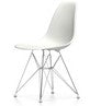 Eames Plastic Chair DSR / Chrome / White