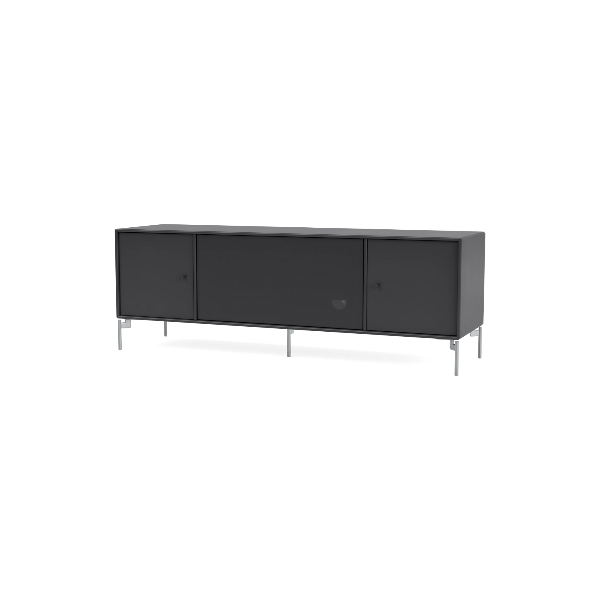 Octave III TV & Sound unit / Legs / Coal-Black