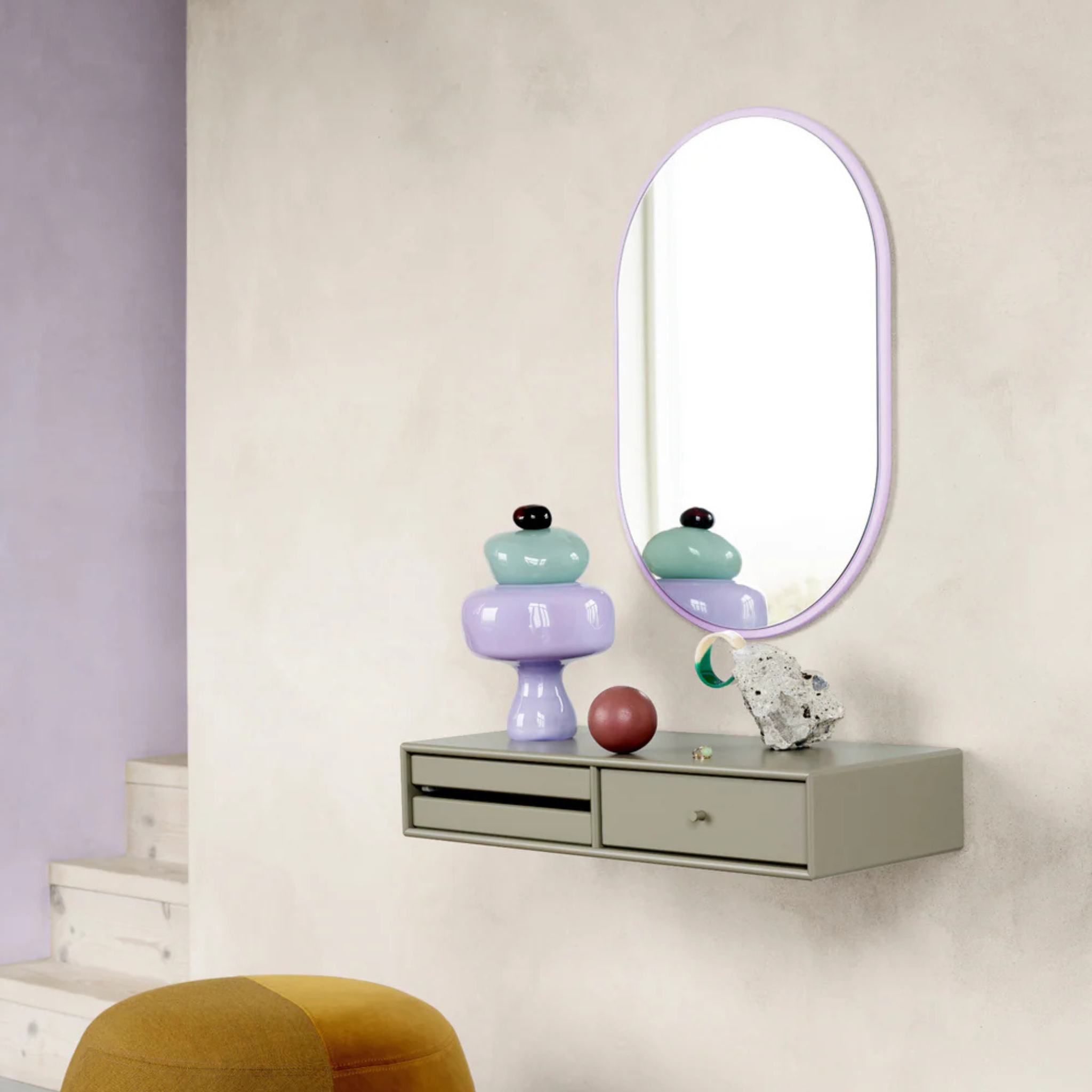Makeup Dressing Table / Wall / Fennel-Pomelo-Iris