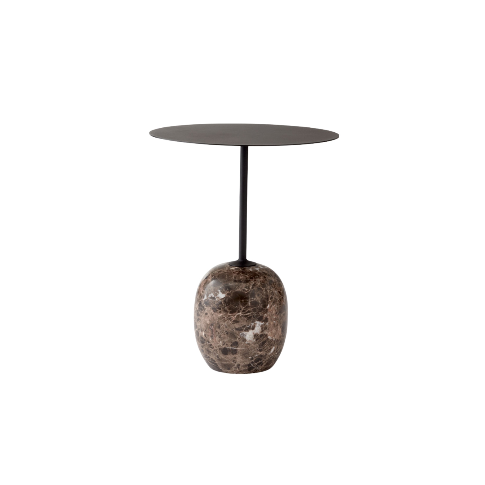 LN8 - Lato Table / Warm Black / Emparador marble