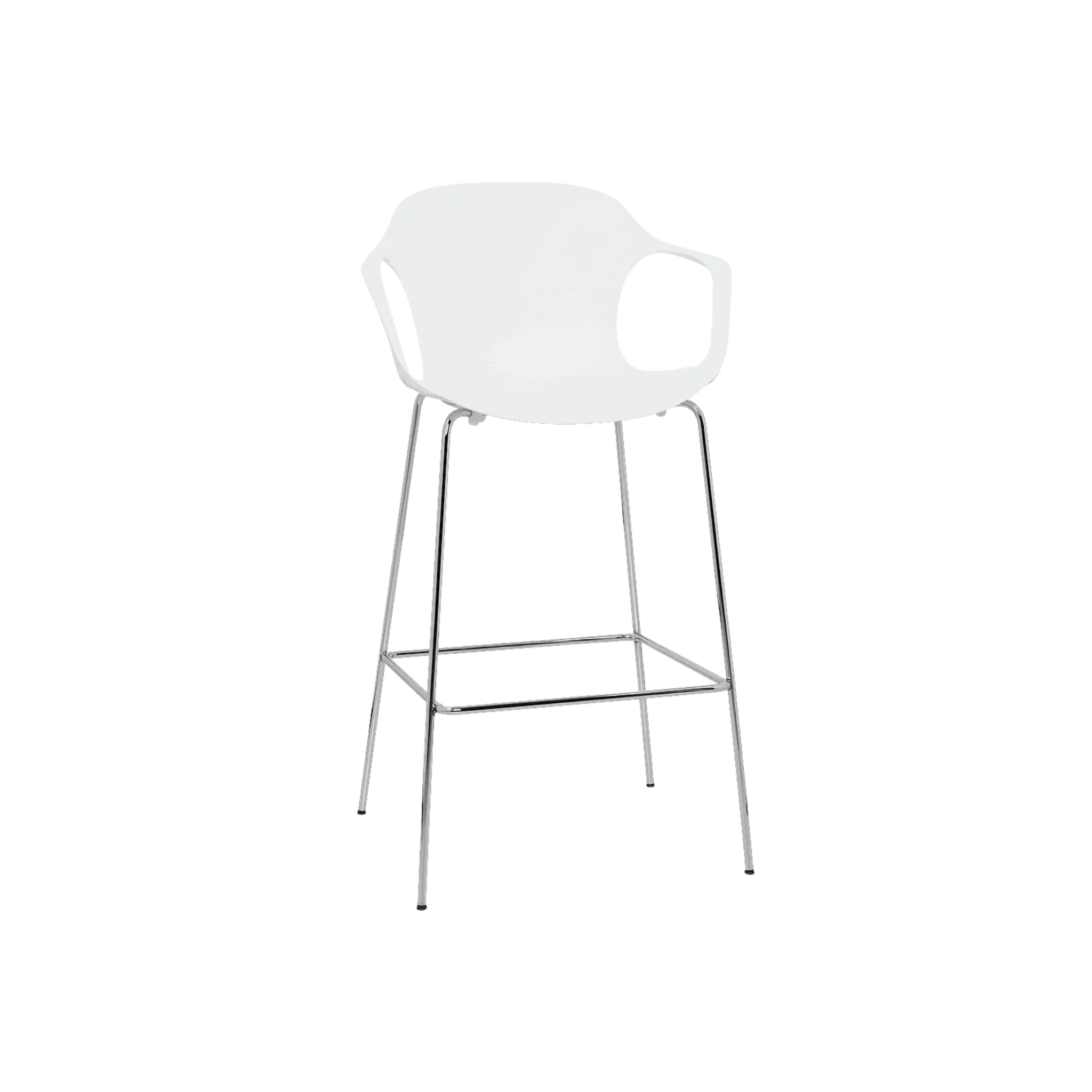 KS69 - Nap Barstool / Chrome / Pepper grey