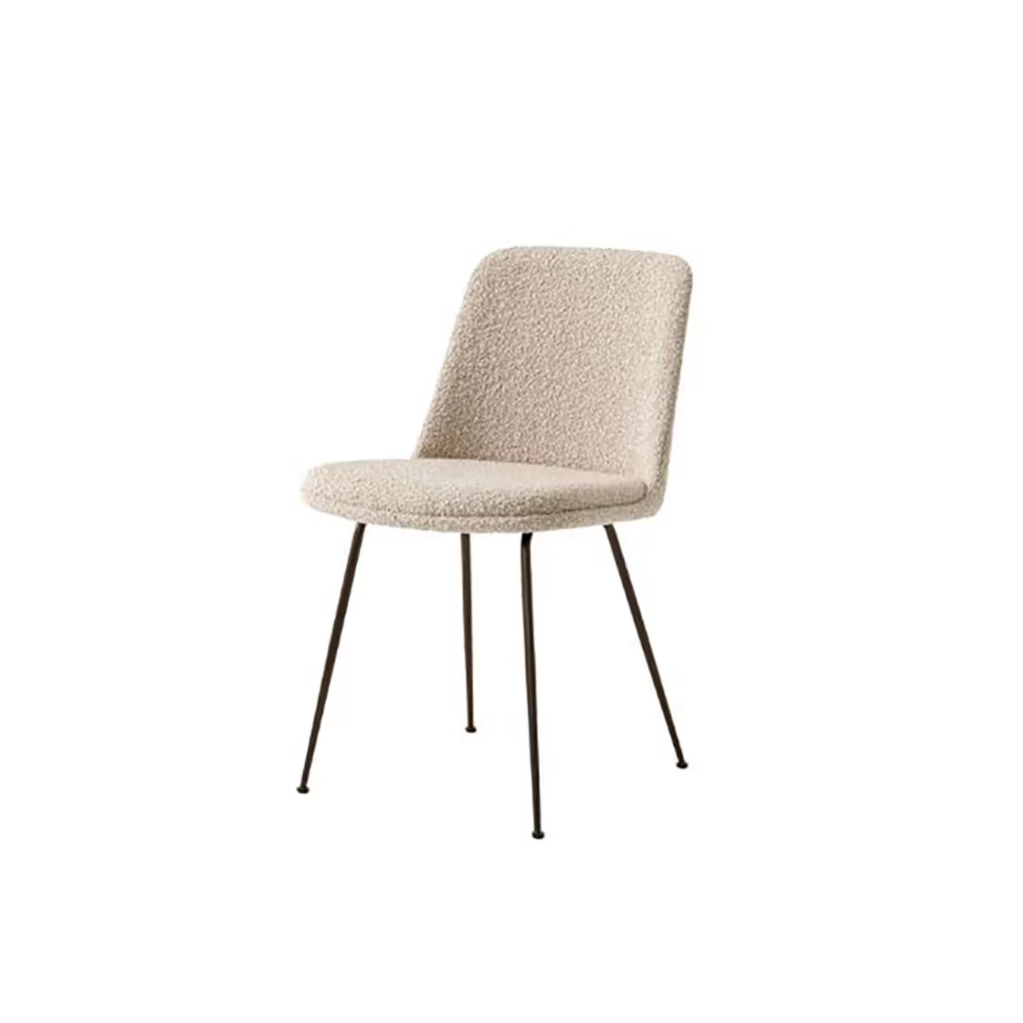 HW9 - Rely Chair Fully upholstered / Bronzed brass / Dedar Karakorum 003
