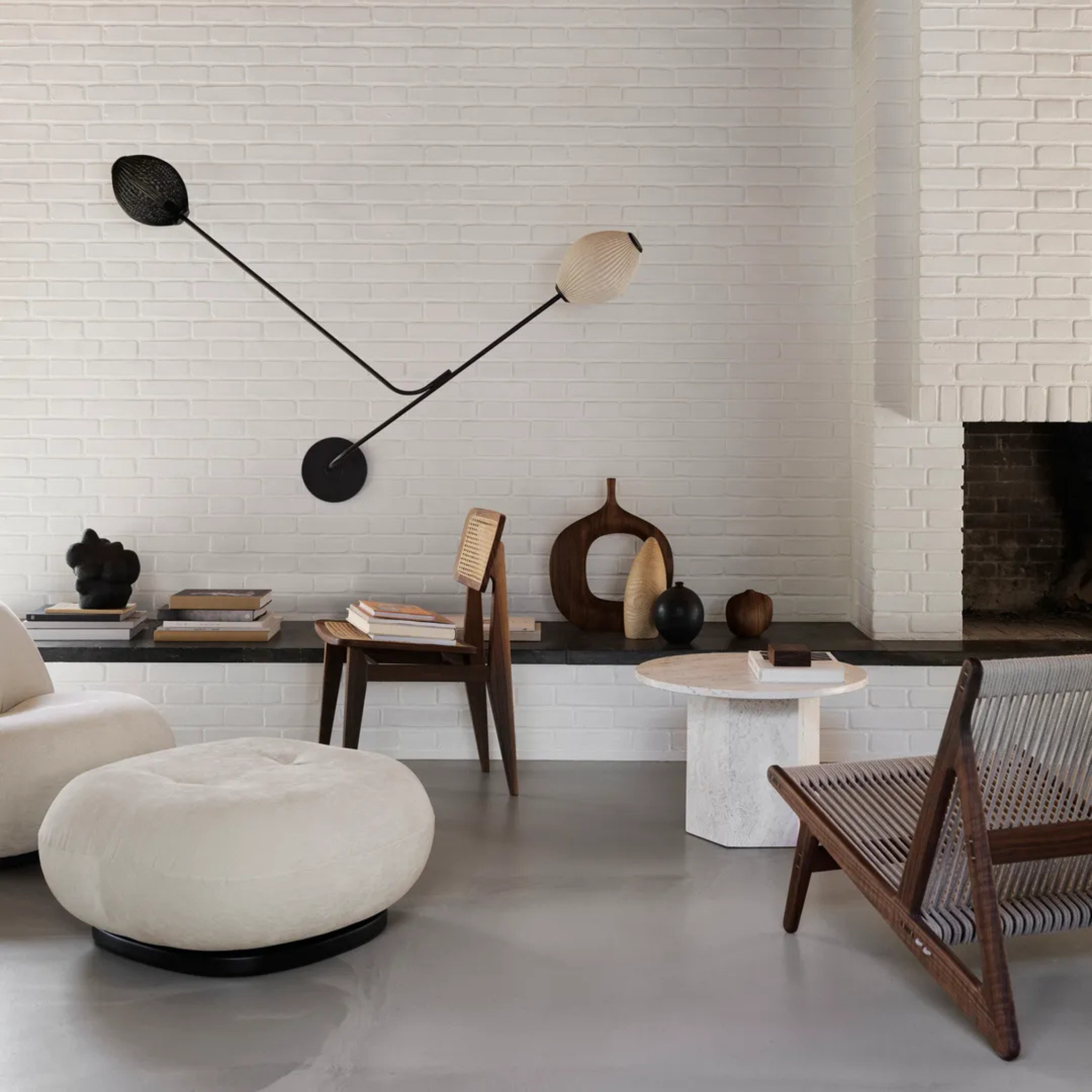 Epic Coffee Table - Round 80 / Neutral White