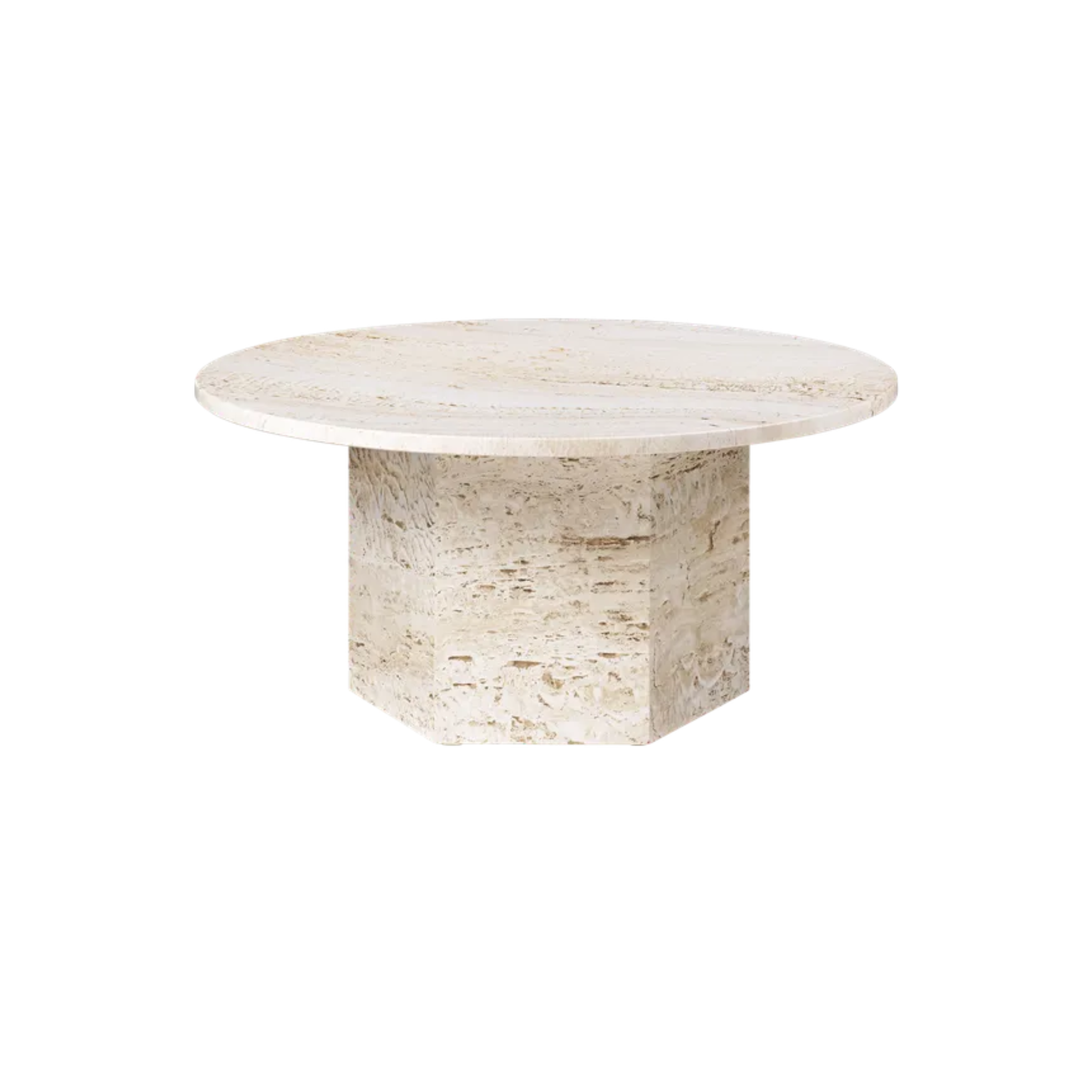 Epic Coffee Table - Round 80 / Neutral White