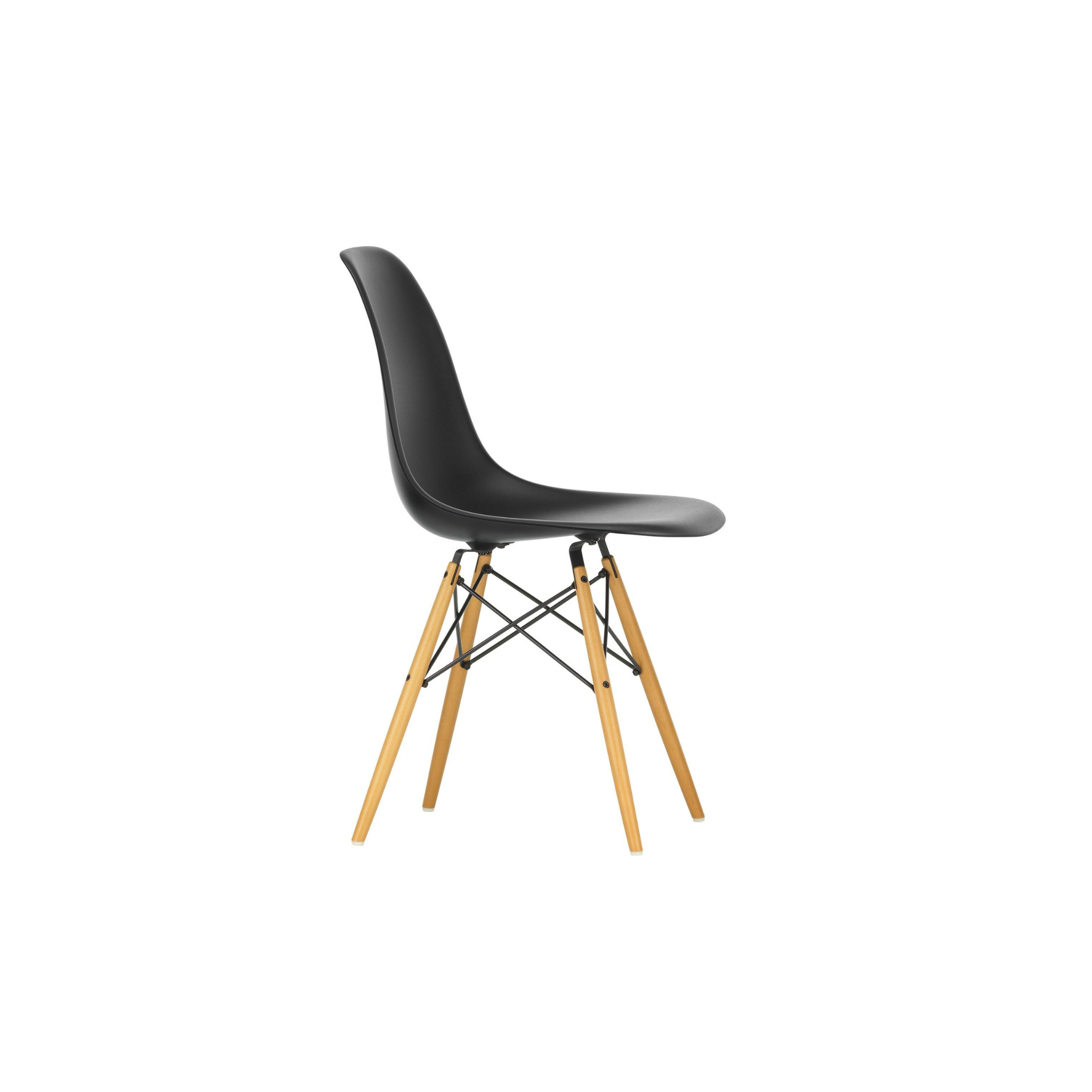 Eames Plastic Chair DSW / Golden maple / Basic dark