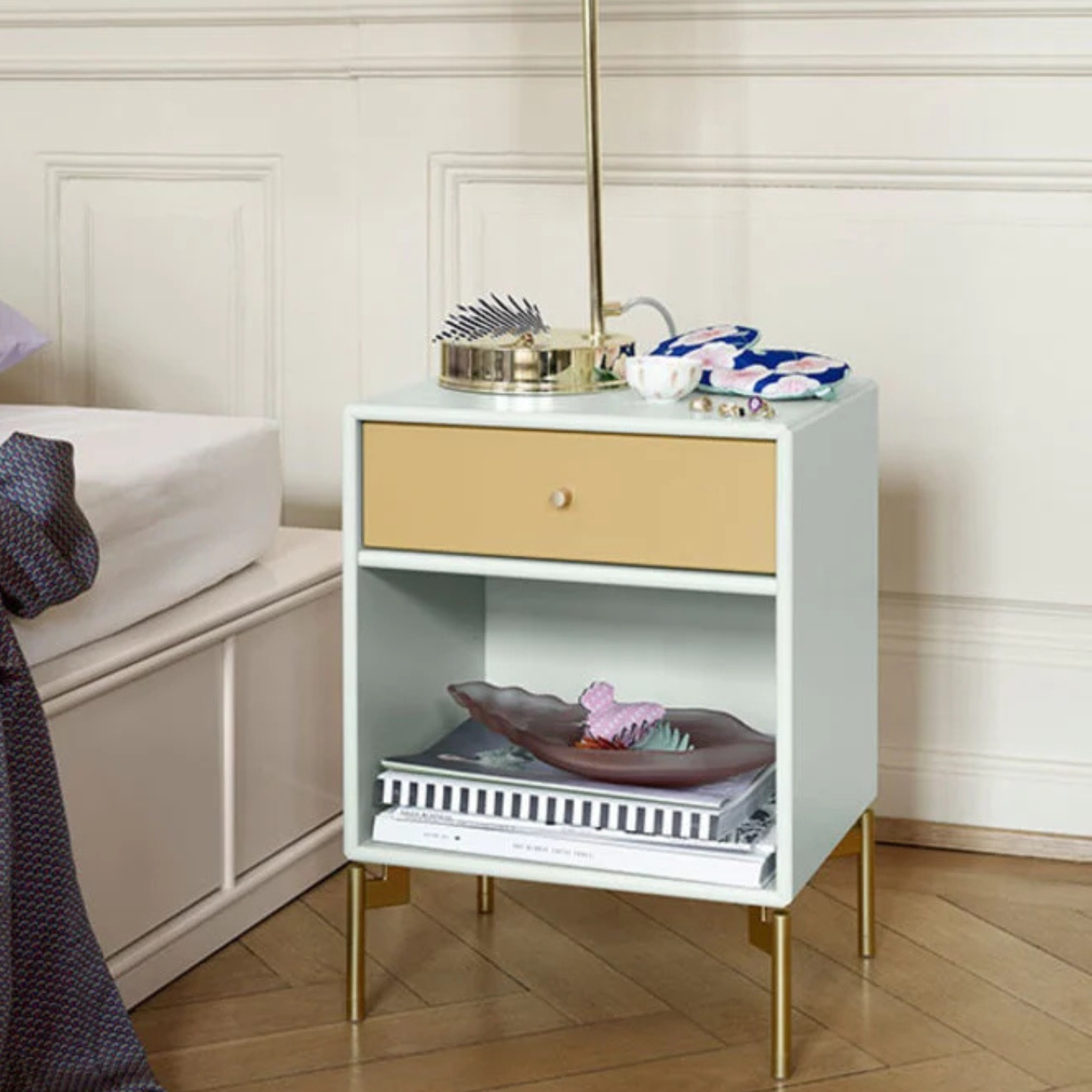 Dream Nightstand / Legs / Mist-Cumin-Brass