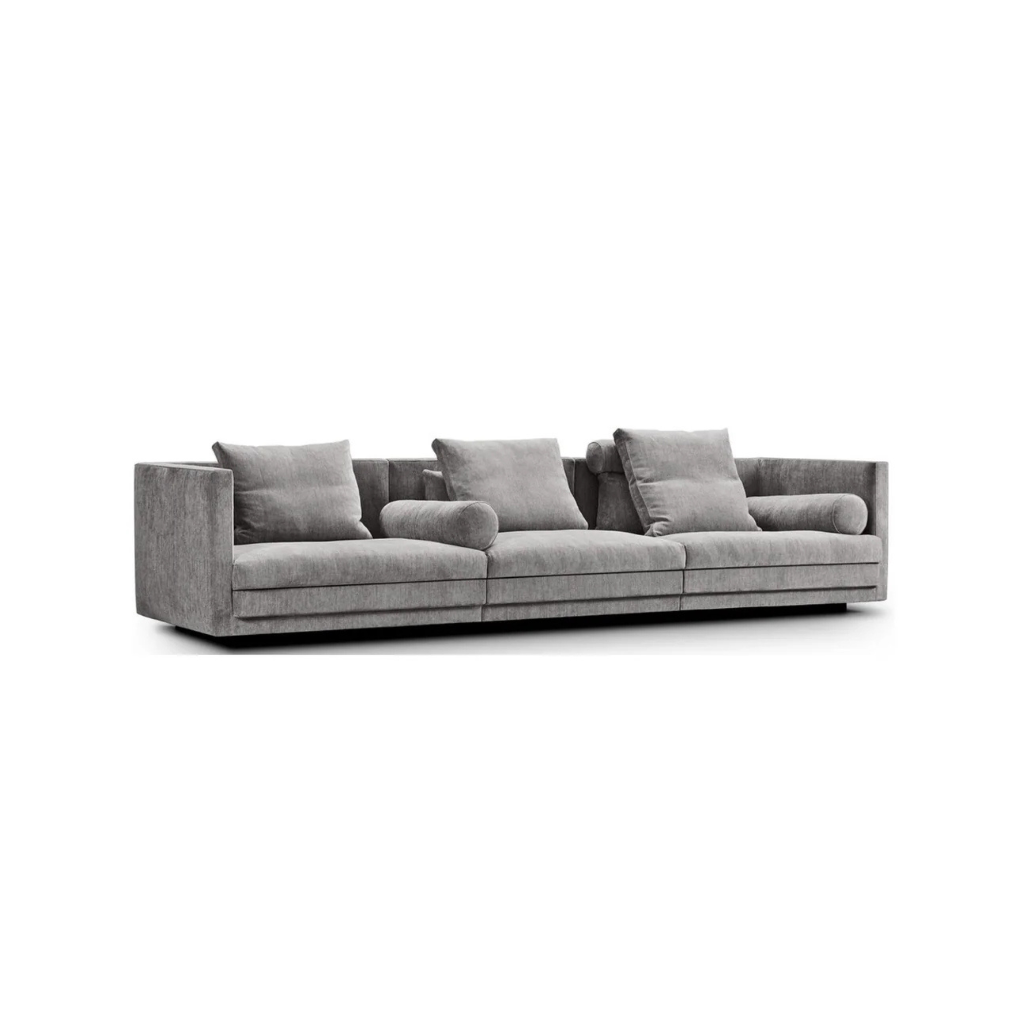 Cocoon Sofa 340 x 106 cm / Fabric Herring 17/Herring 07