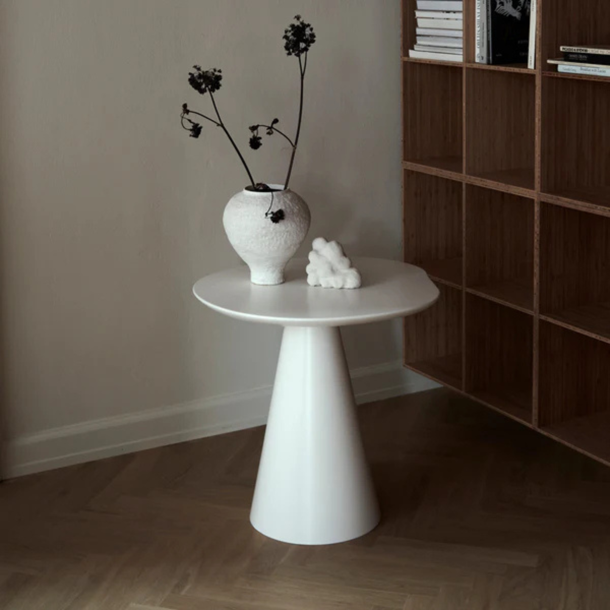 Cloud Side Table - High / Polar white