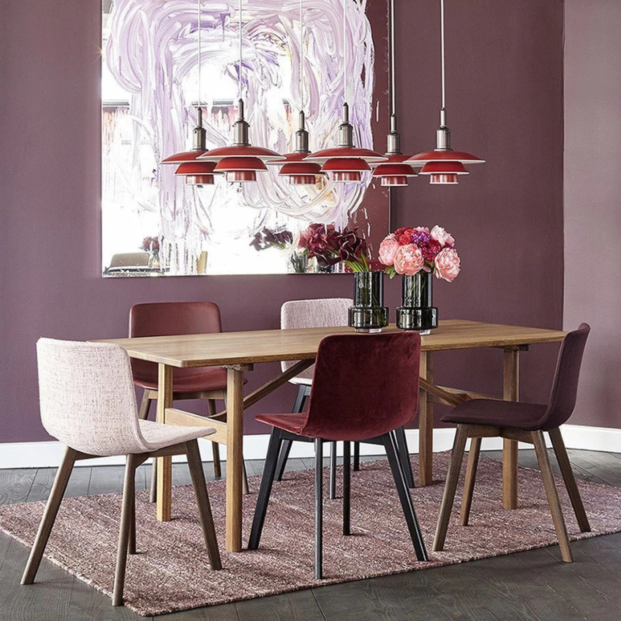 Pato Wood Fully upholstered - Model 4222 / Smoked oak / Leather 73 Clay