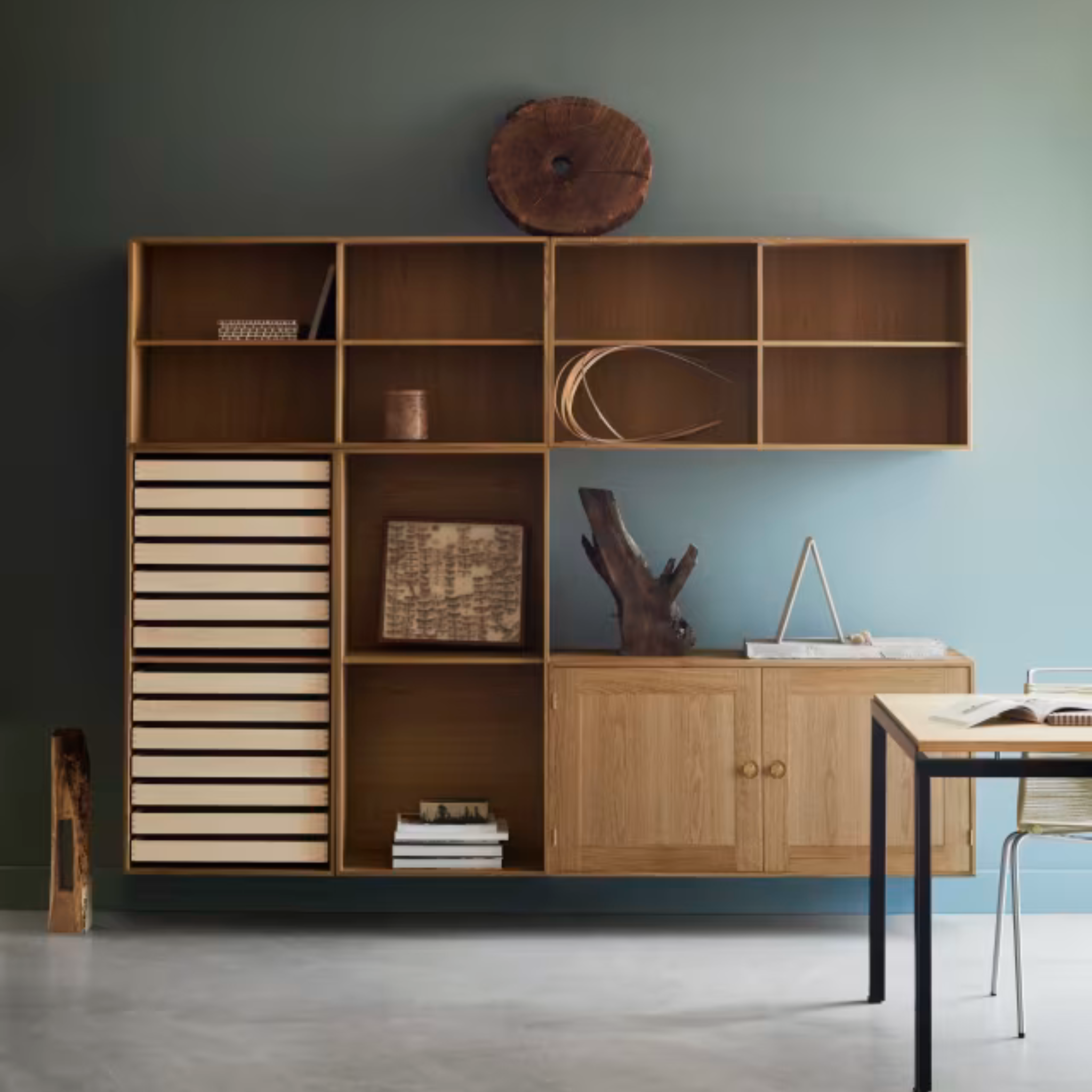 FK63 Bookcase System / Oak oil
