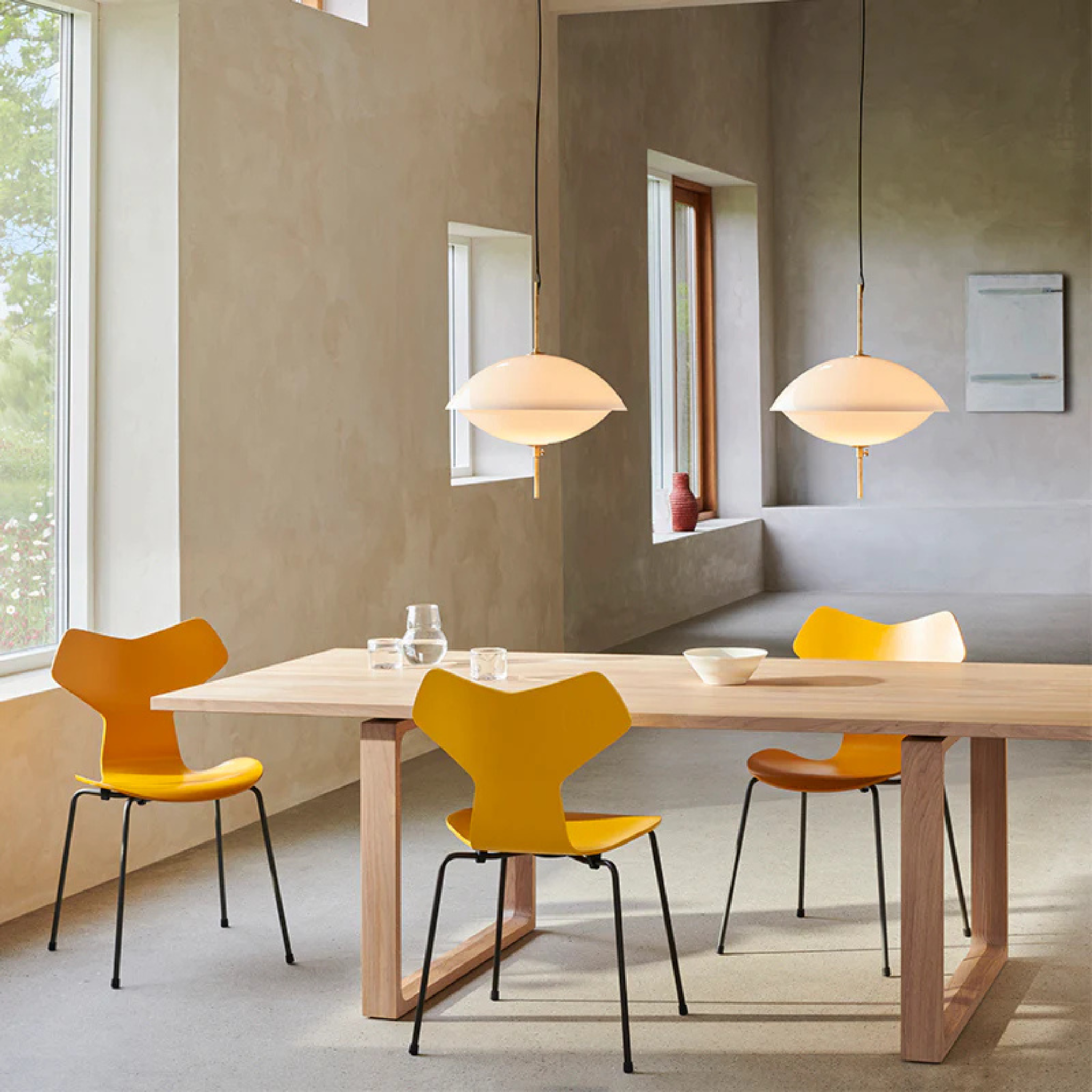 3130 - Grand Prix Chair - Chrome - Lacquered True Yellow