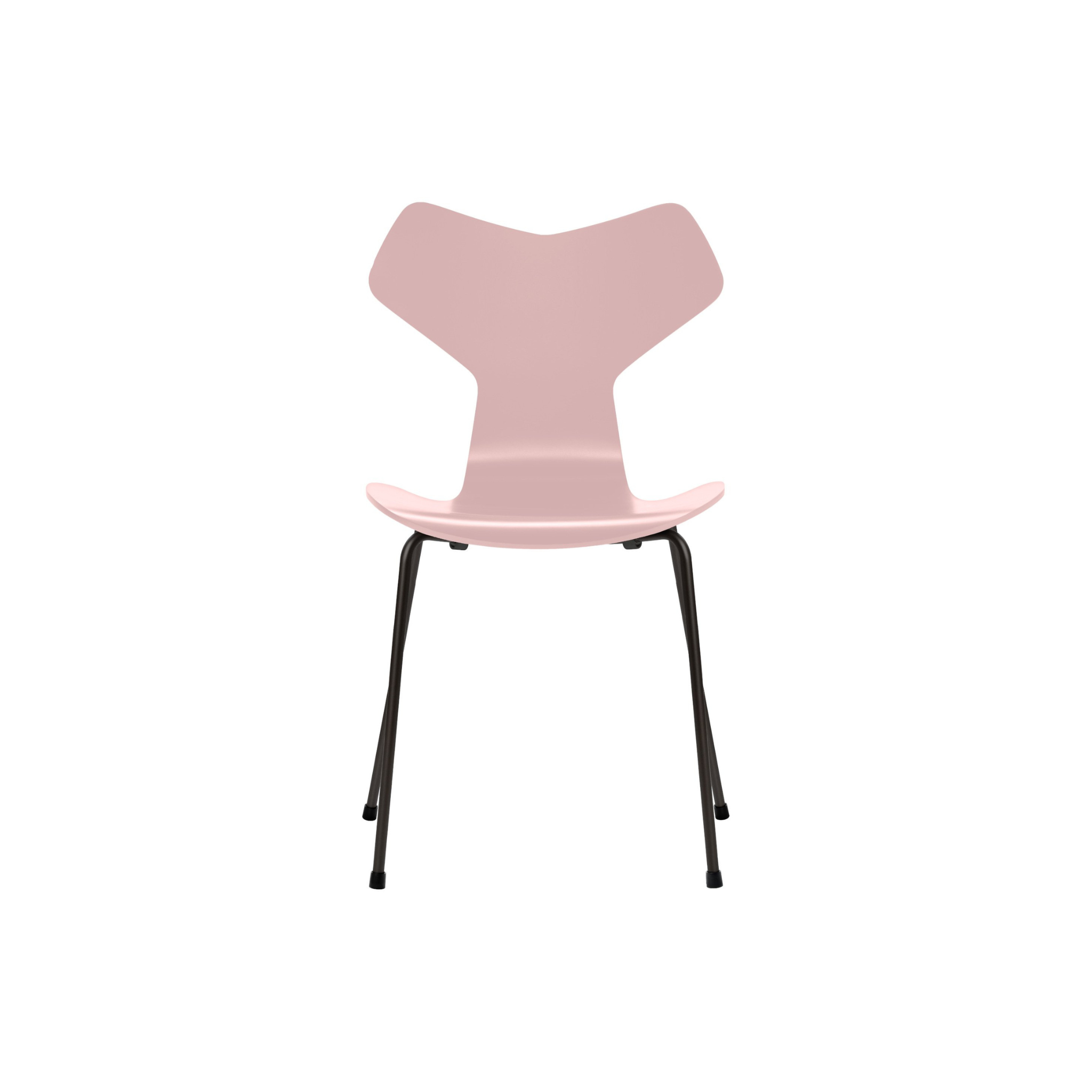 3130 - Grand Prix Chair - Chrome - Lacquered Pale Rose
