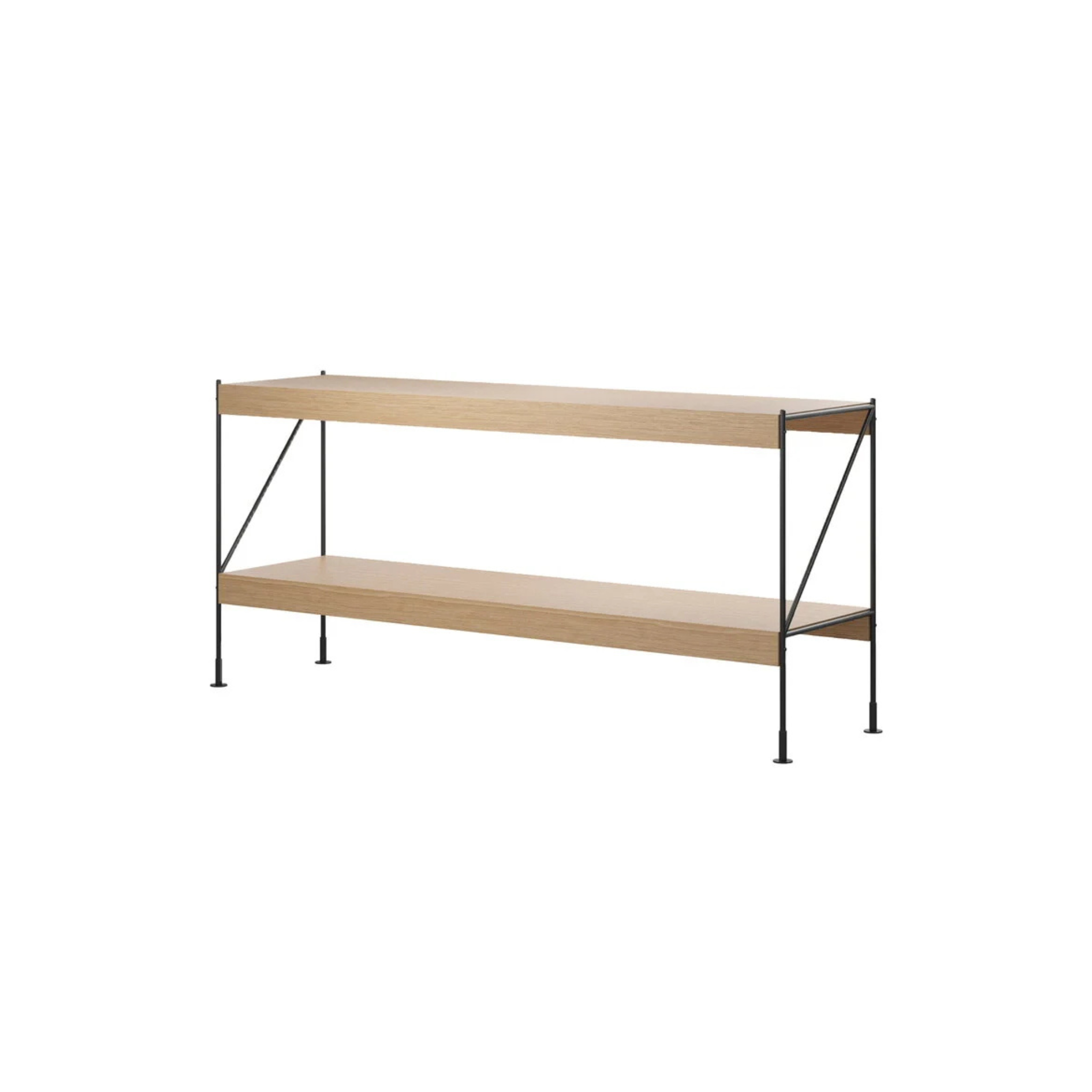 Zet Storage System H70/ Black Steel/ Natural Oak