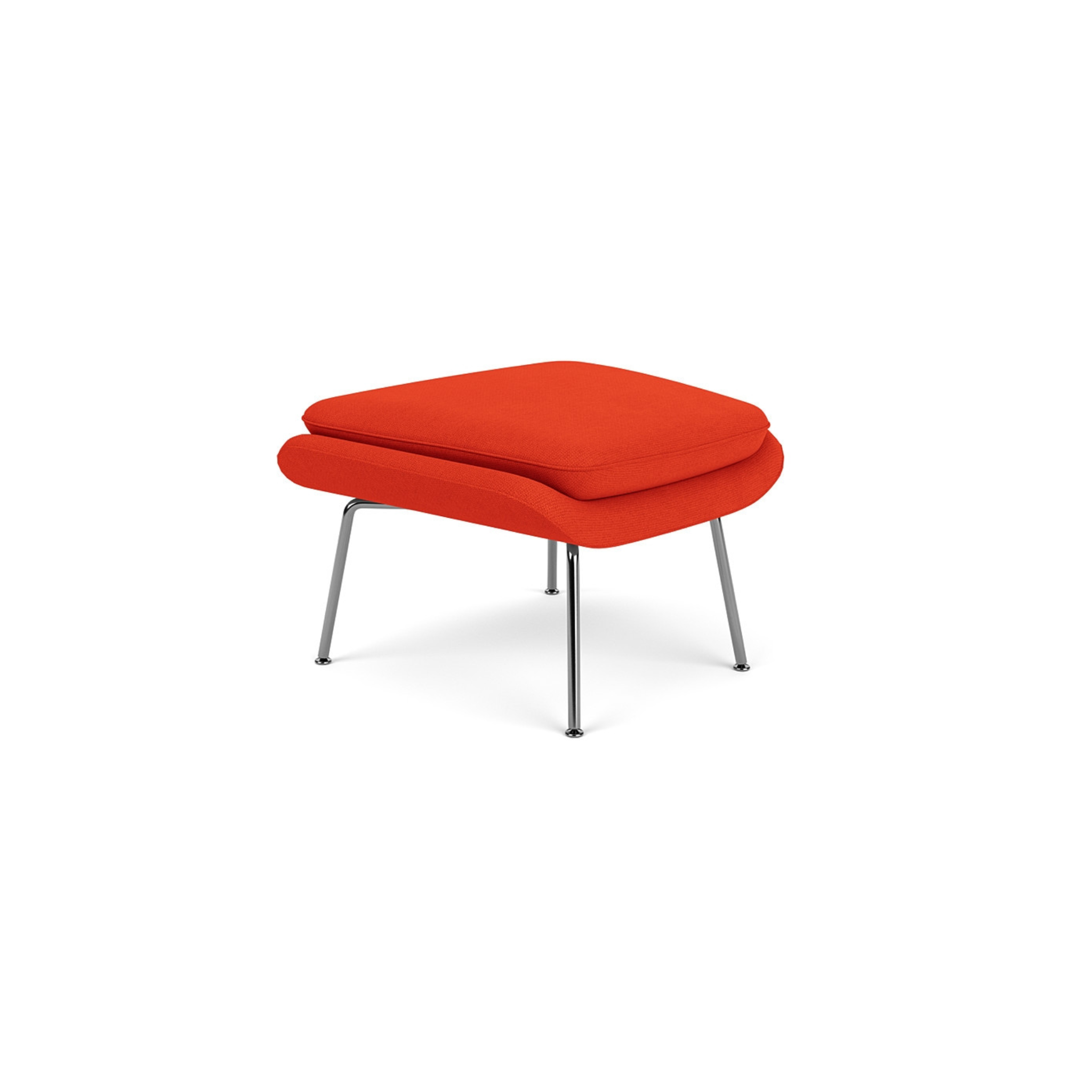 Womb Ottoman - Relax / Chrome / Fabric Circle ginger