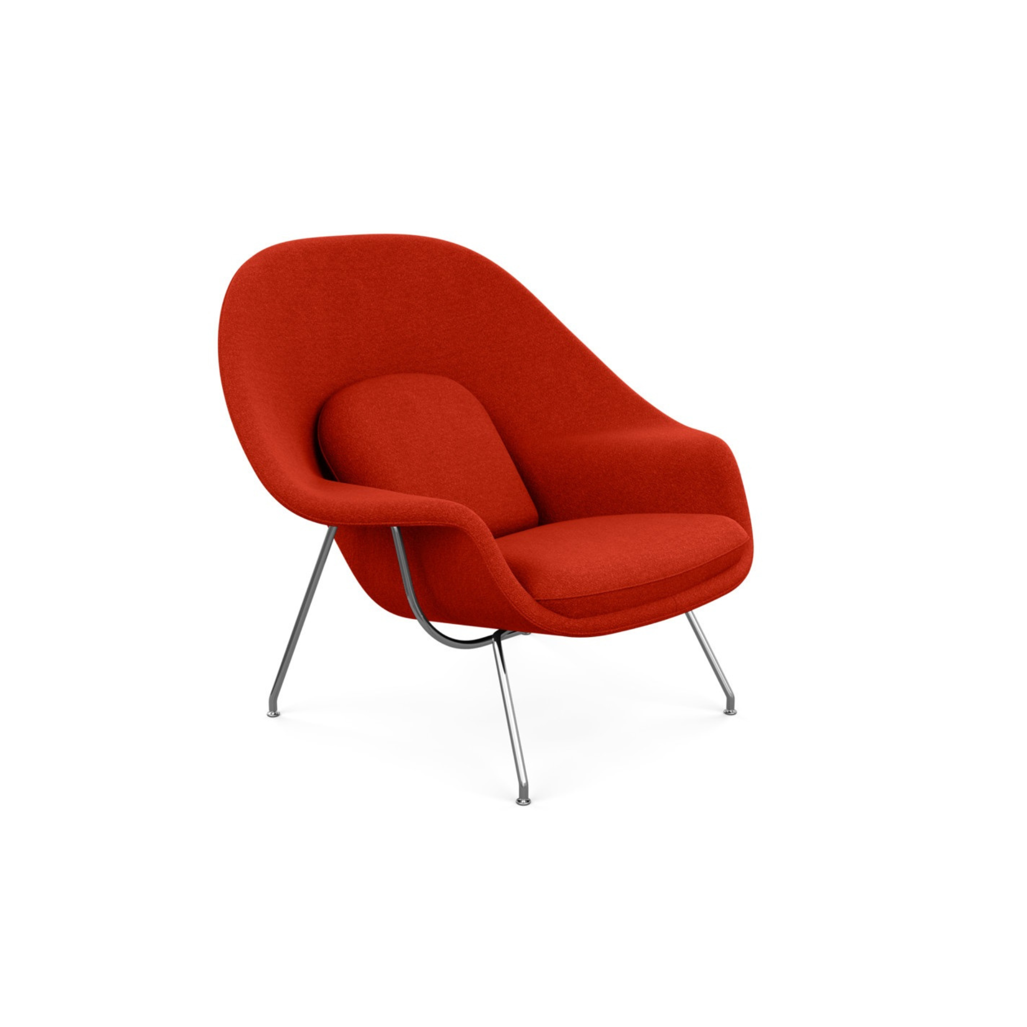 Womb Chair - Relax / Chrome / Fabric Circle ginger