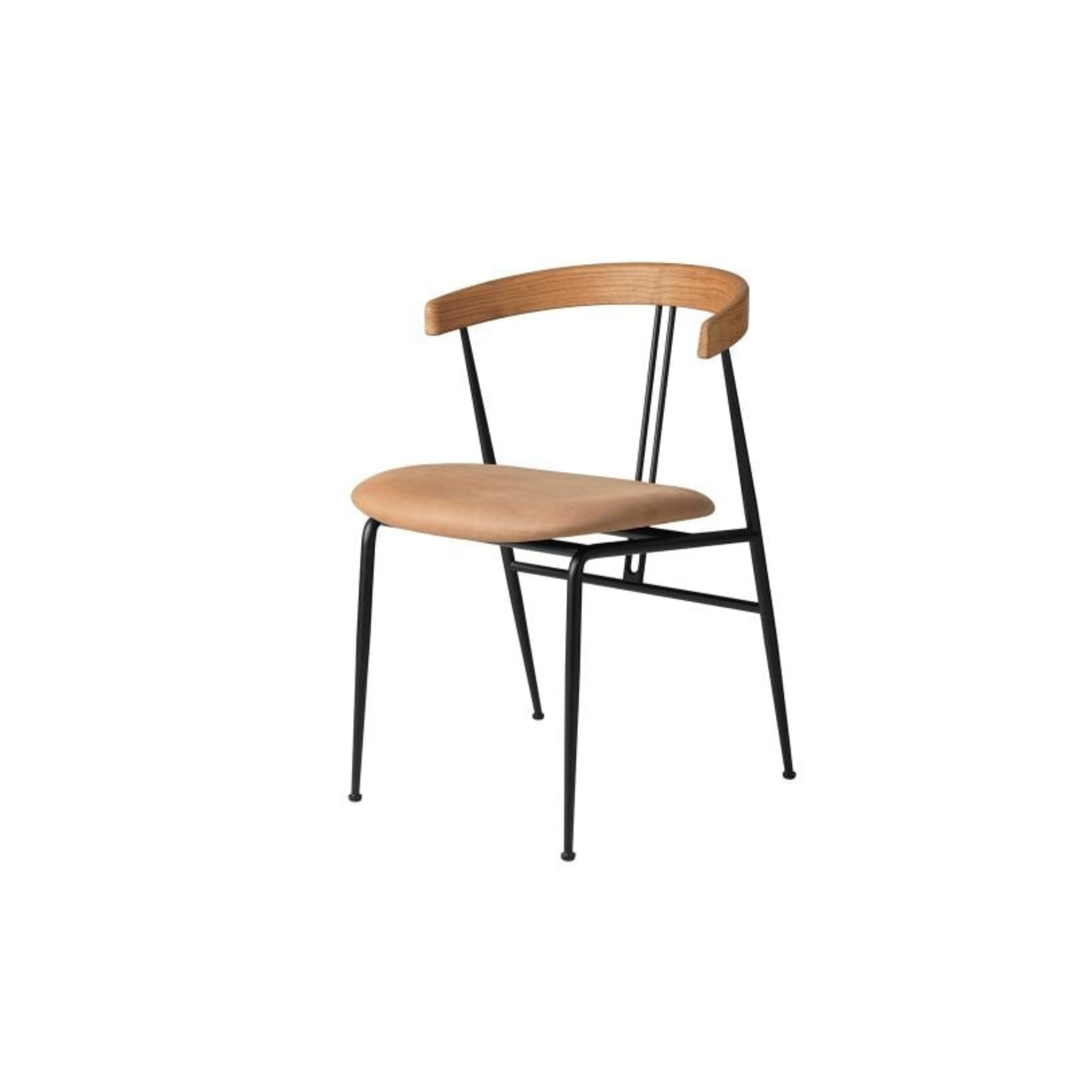 Violin Dining Chair - Seat upholstered