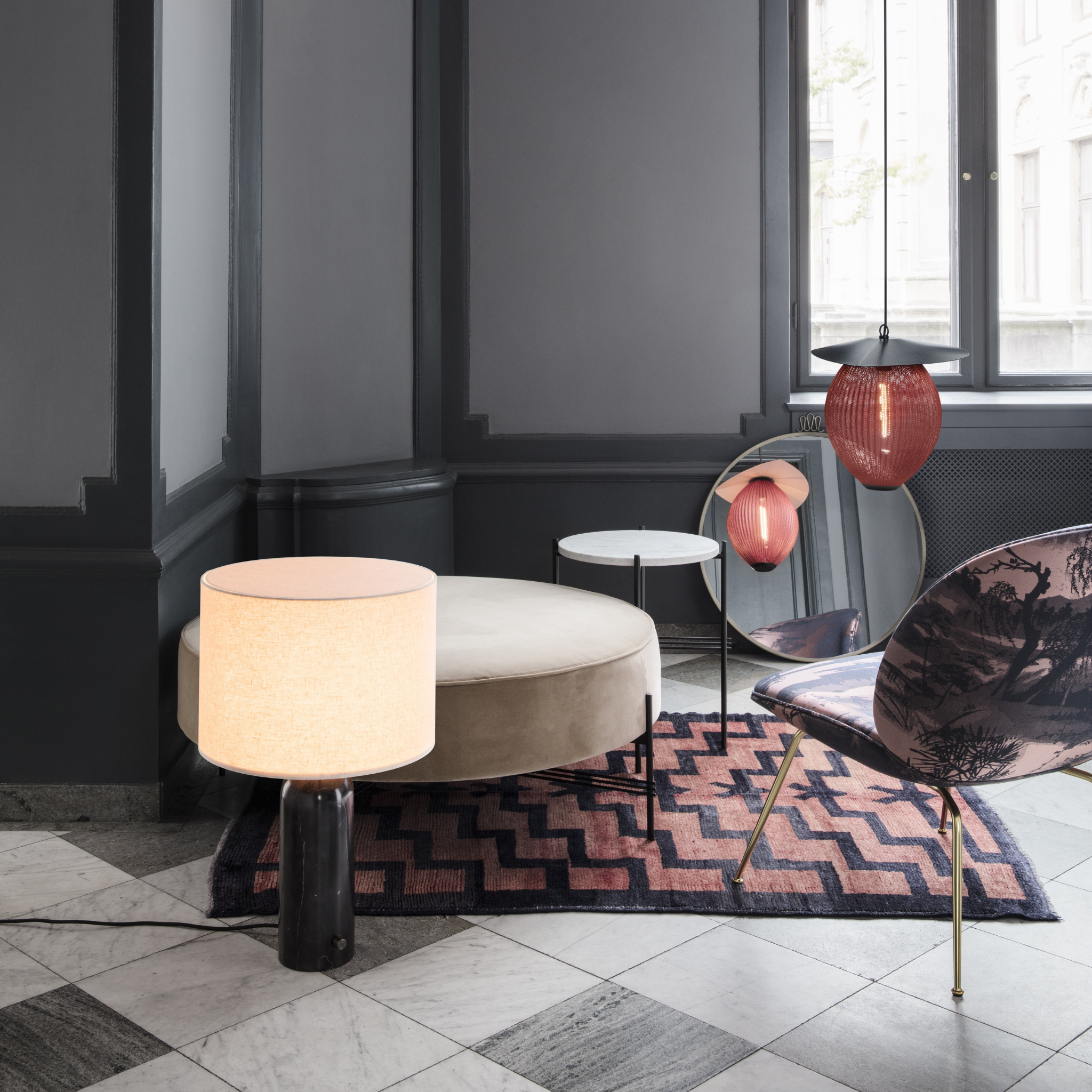 TS Pouffe Round 105