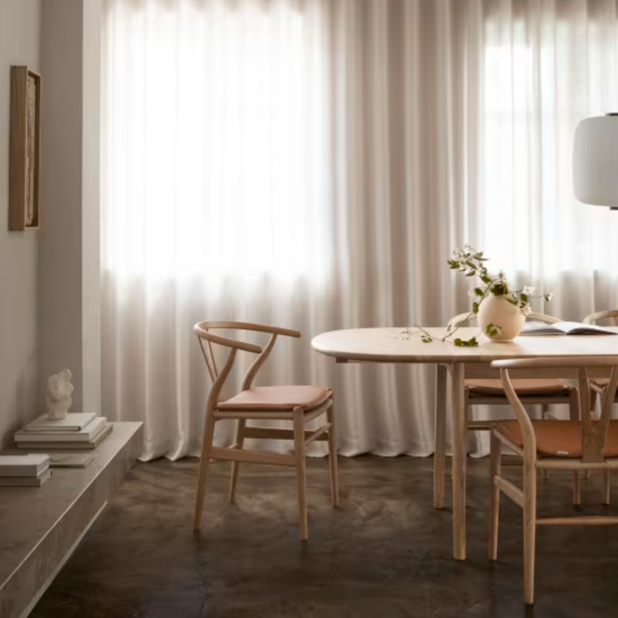 CH24 - Wishbone Chair / Beech soap / Natural paper cord