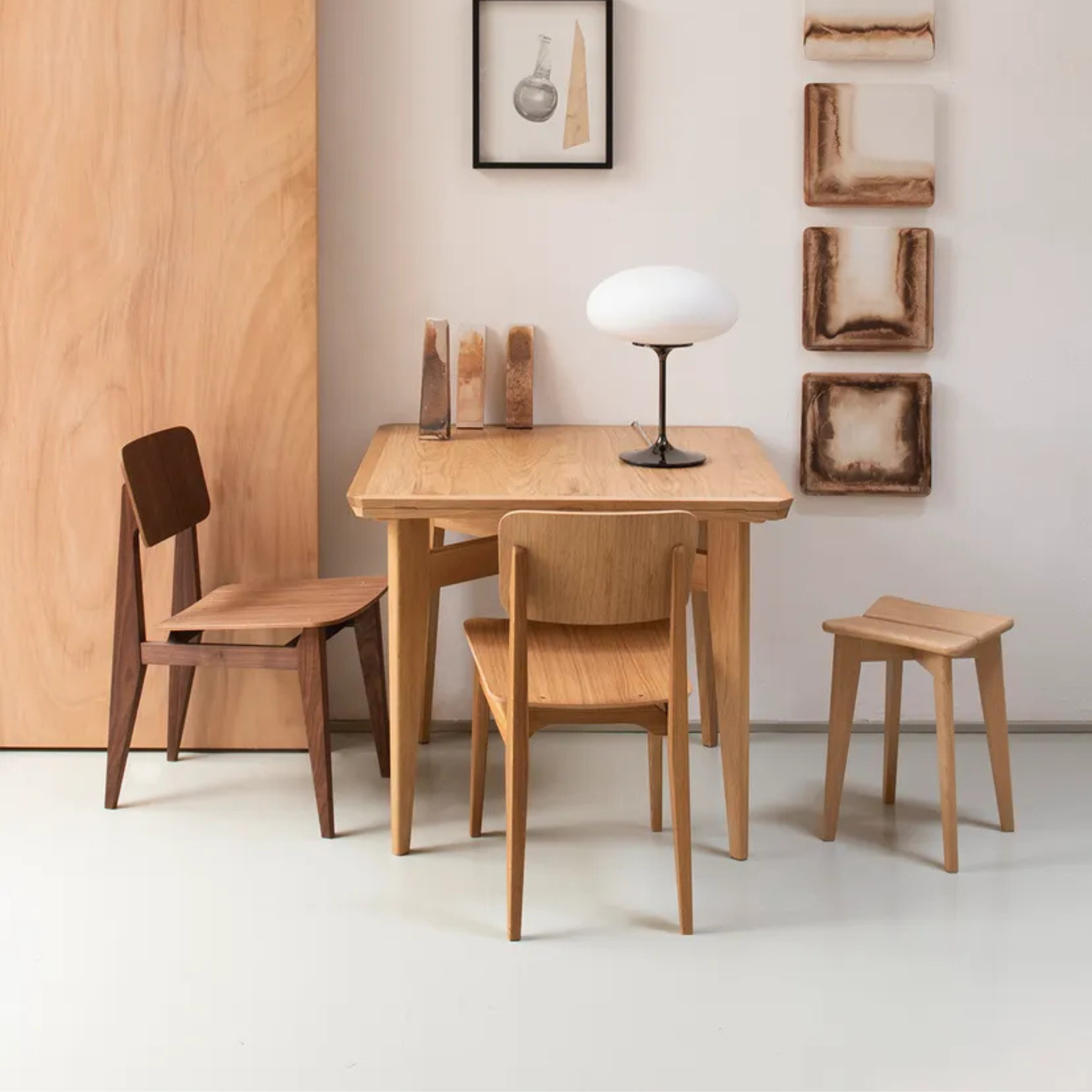 C-Chair Dining Chair/ French cane/ Natural Teak/ Outdoor