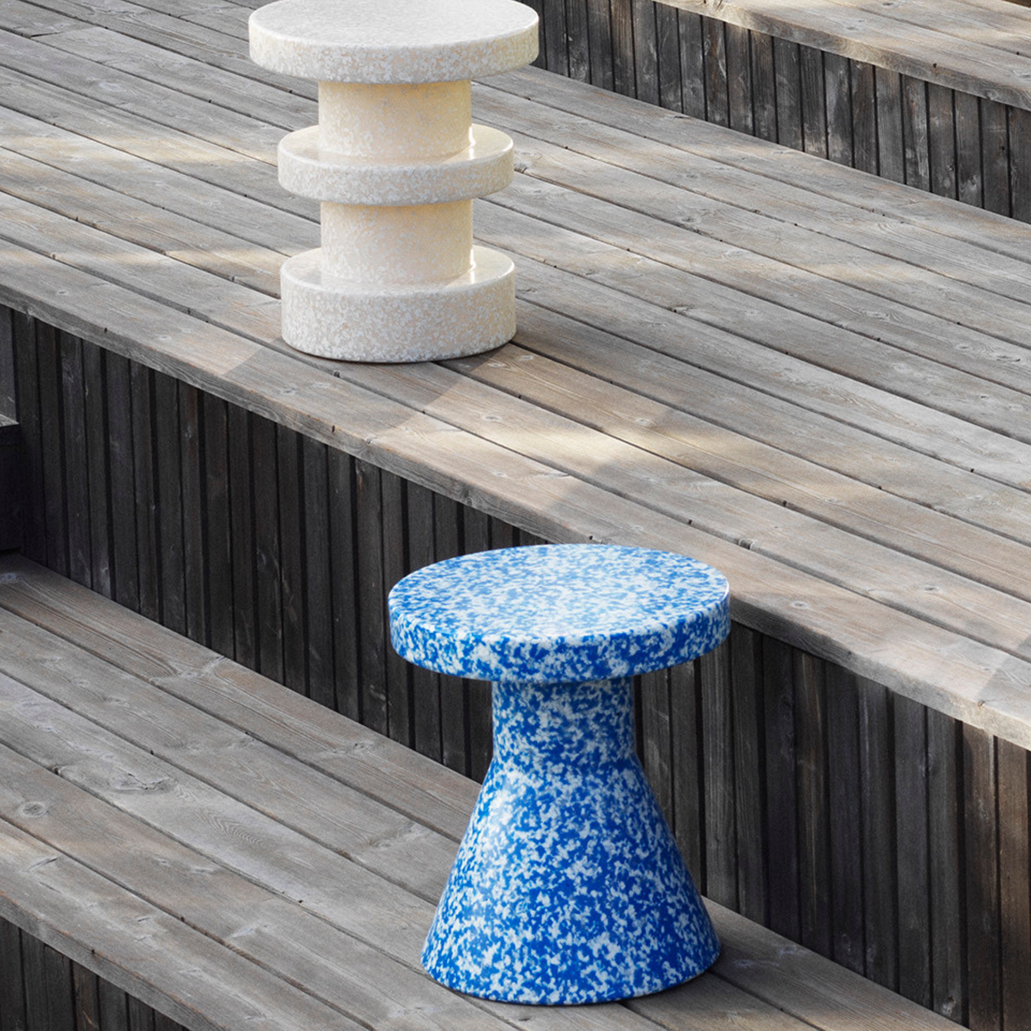 Bit stool / Cone Blue