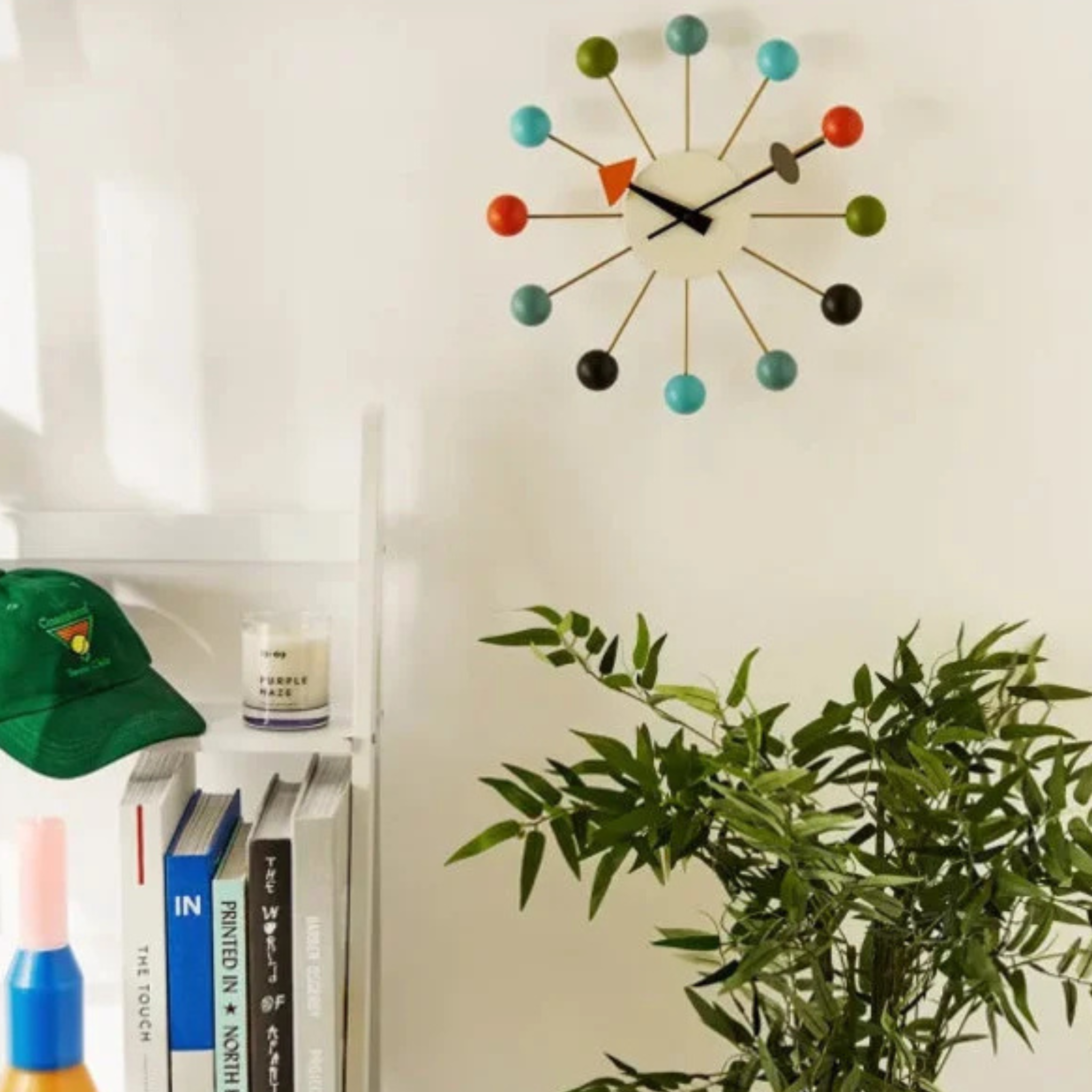 Ball Clock - Wall / Multi-coloured