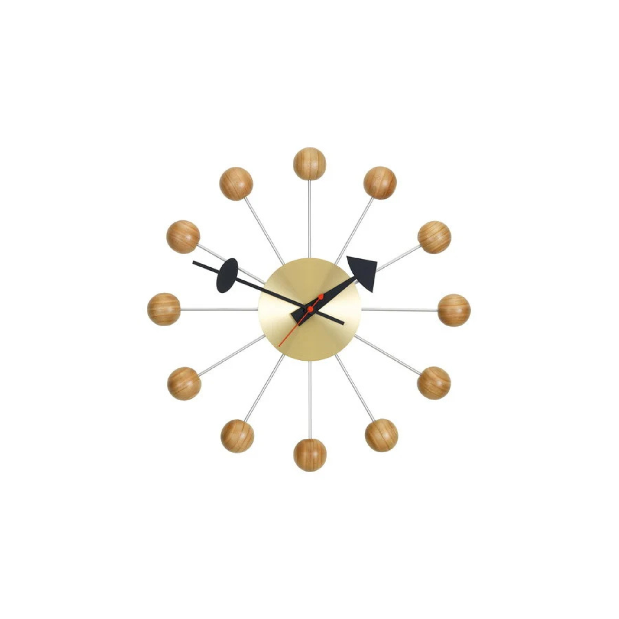Ball Clock - Wall - Cherry