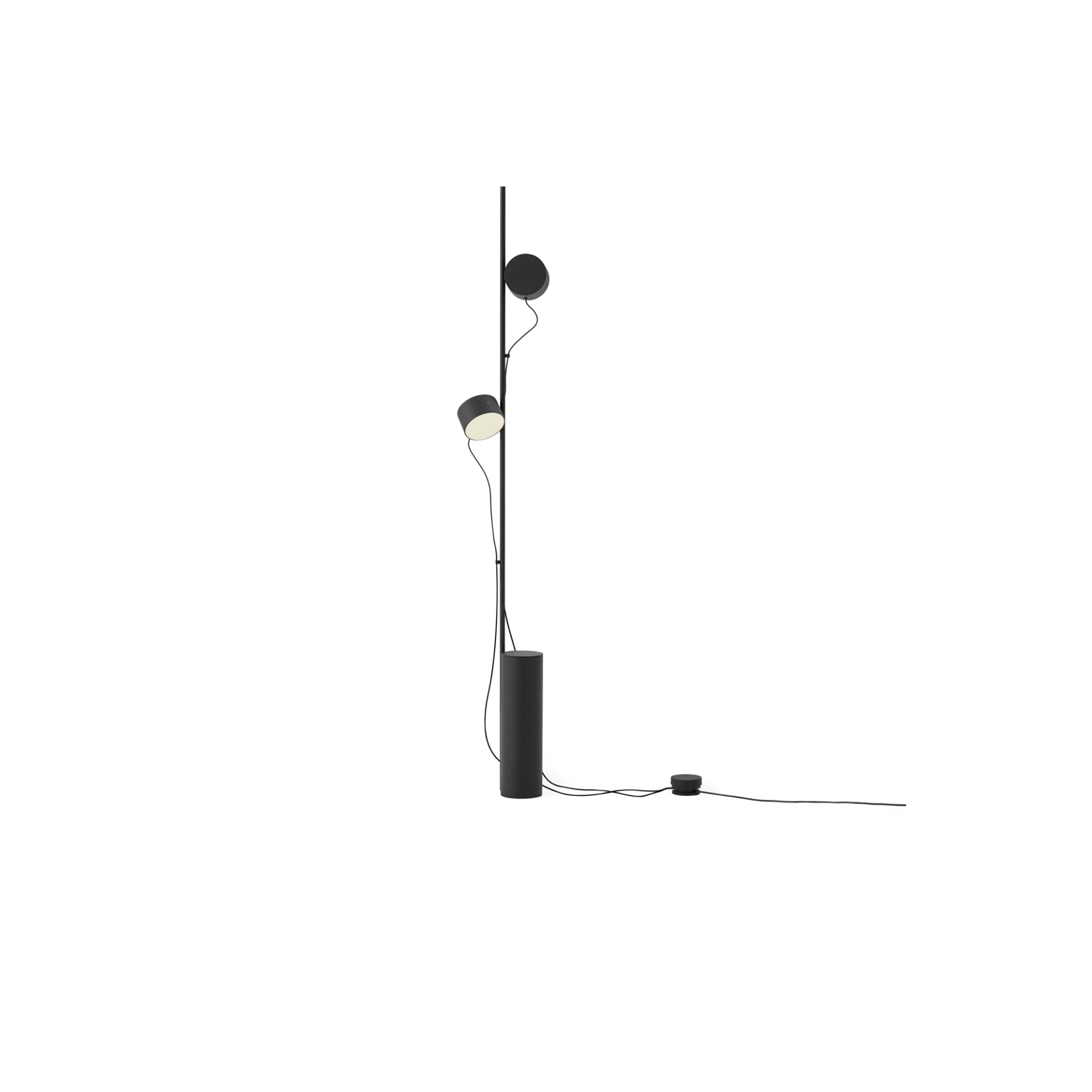 Post Floor Lamp/ Black