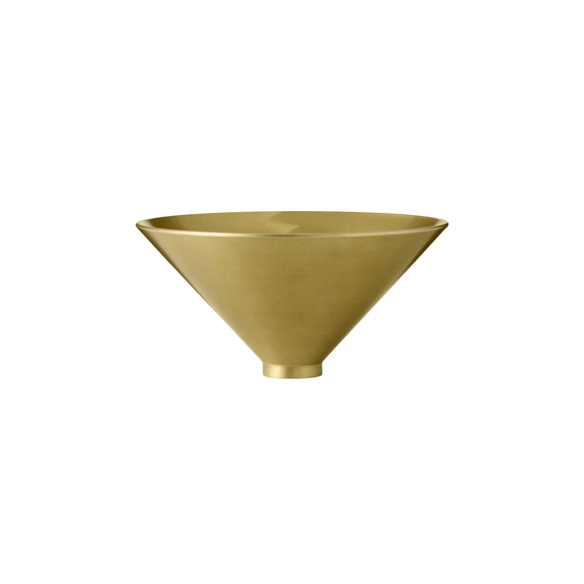 Taper Bowl - Brass