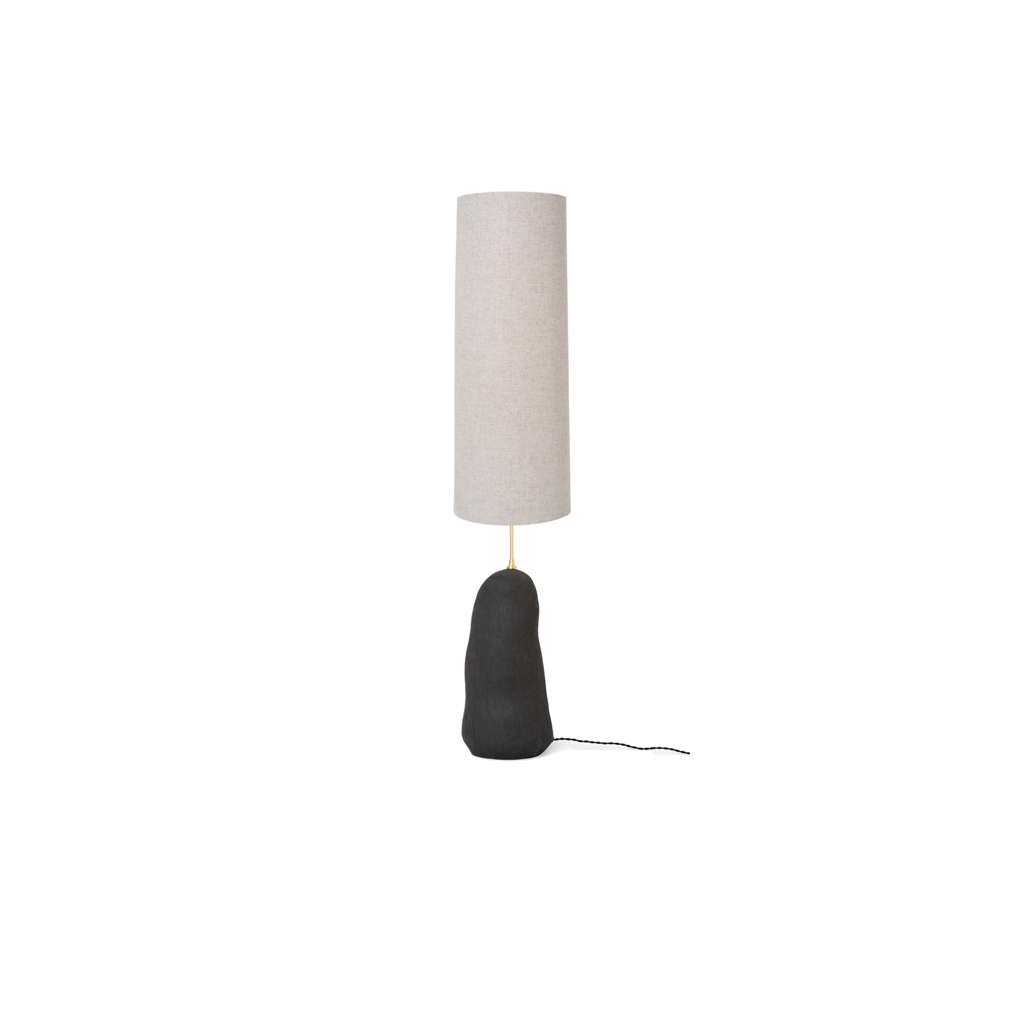 Hebe Floor Lamp Large/ Dark Grey/ Natural