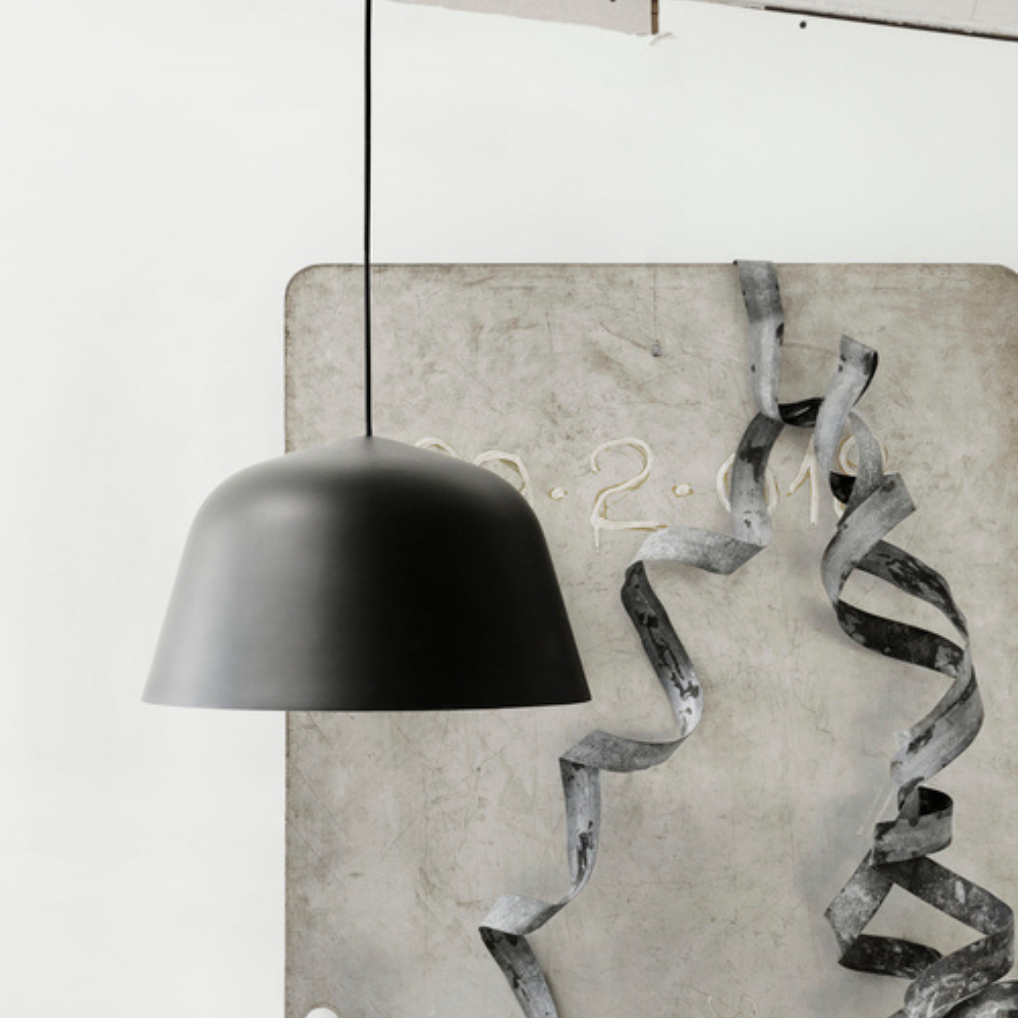 Ambit Pendant lamp / Ø25/ Black