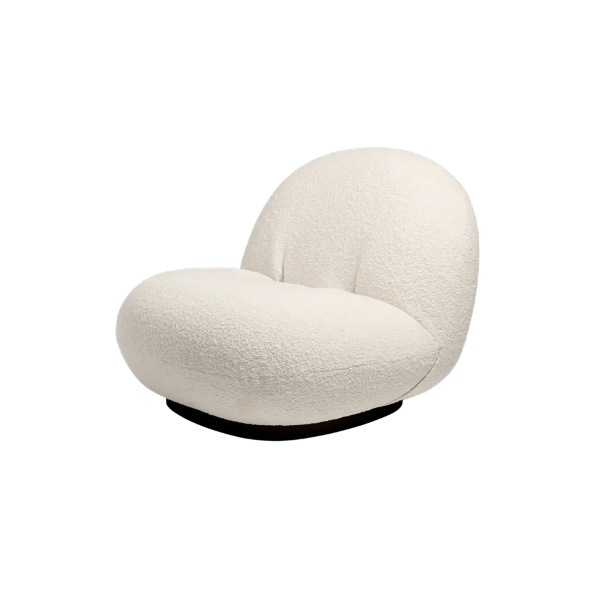 Pacha Lounge Chair / Black / Dedar Karakorum 001