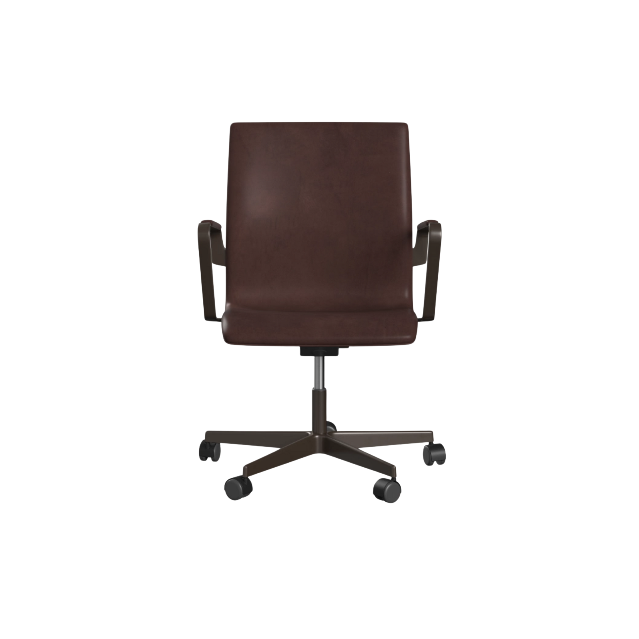 3291W - Oxford Armchair Low back 5-Star base on castors