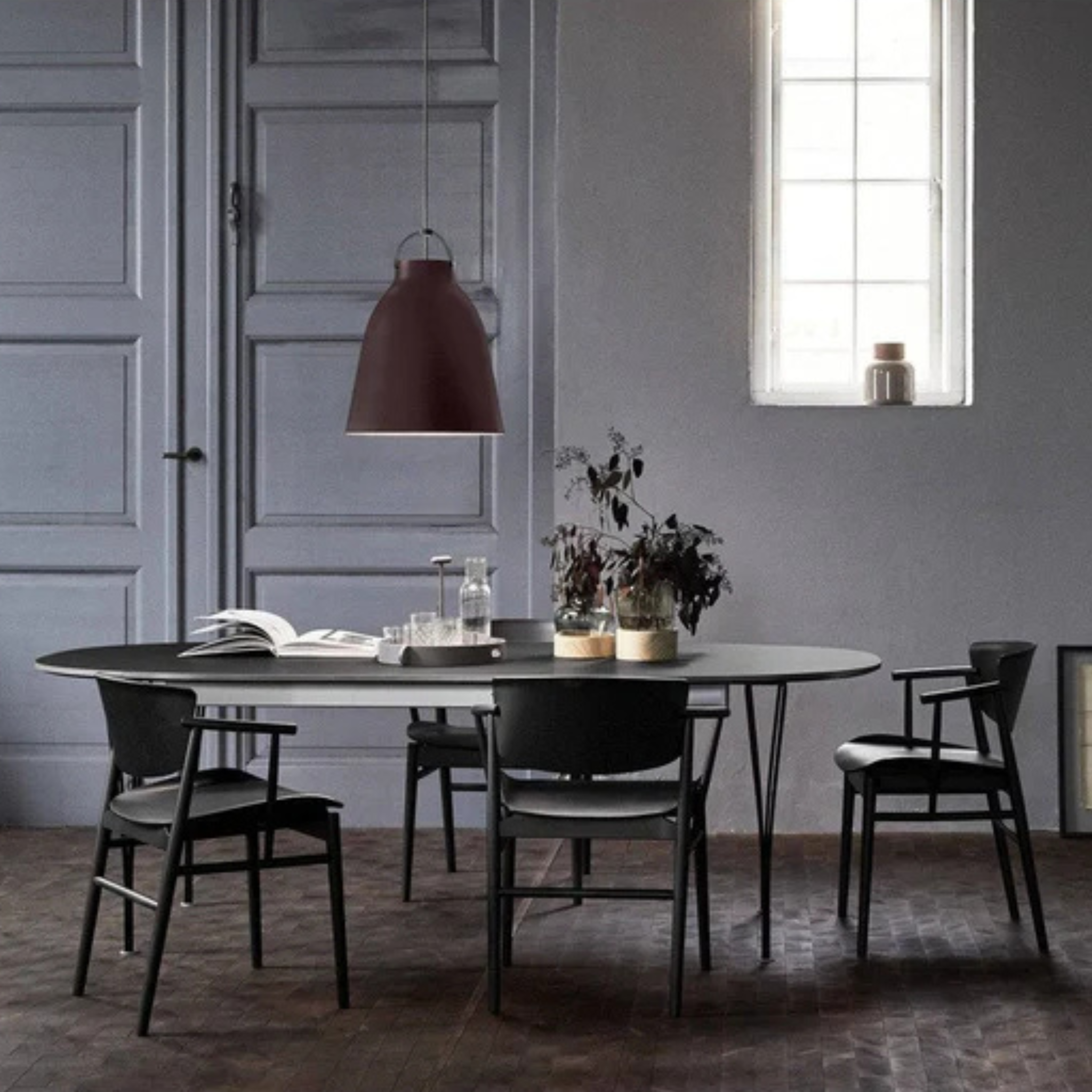 N01 - Armchair / Oak black