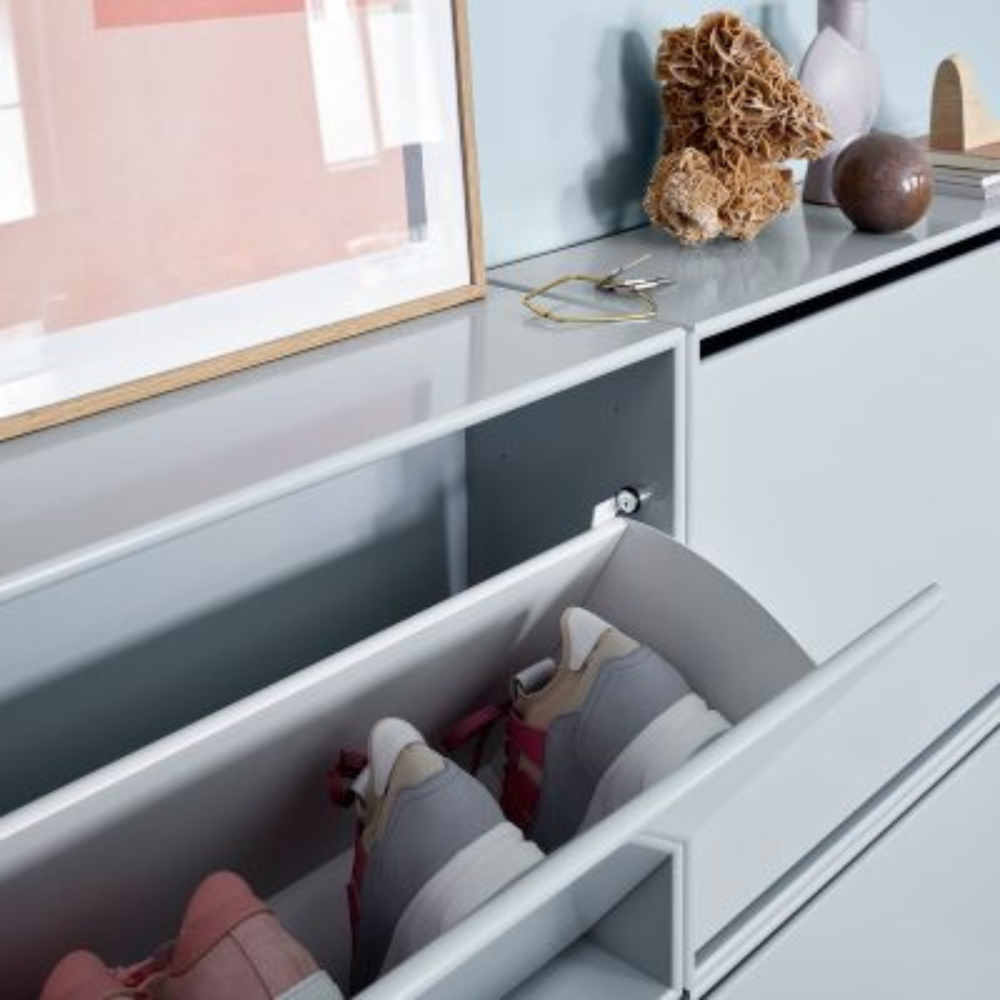 Hide Shoe Cabinet / Wall / Nordic