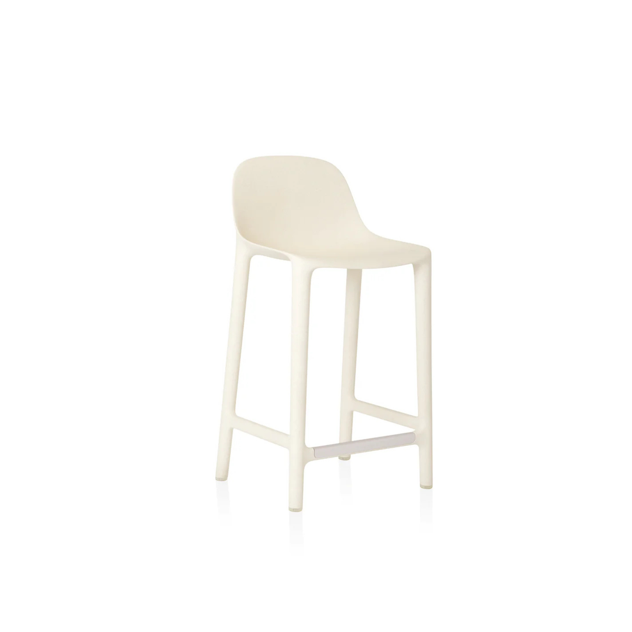 Broom Counter Stool / White