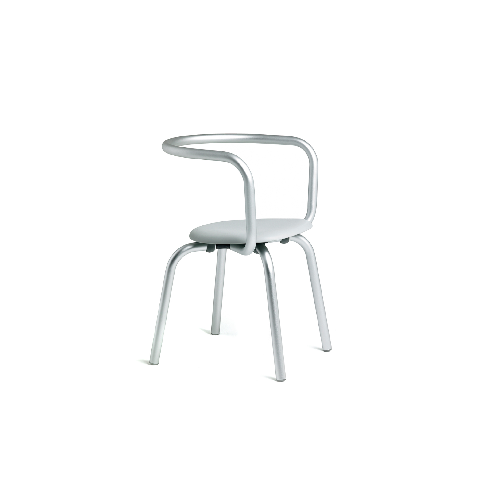 Parrish Side Chair / Aluminium / Fabric seat