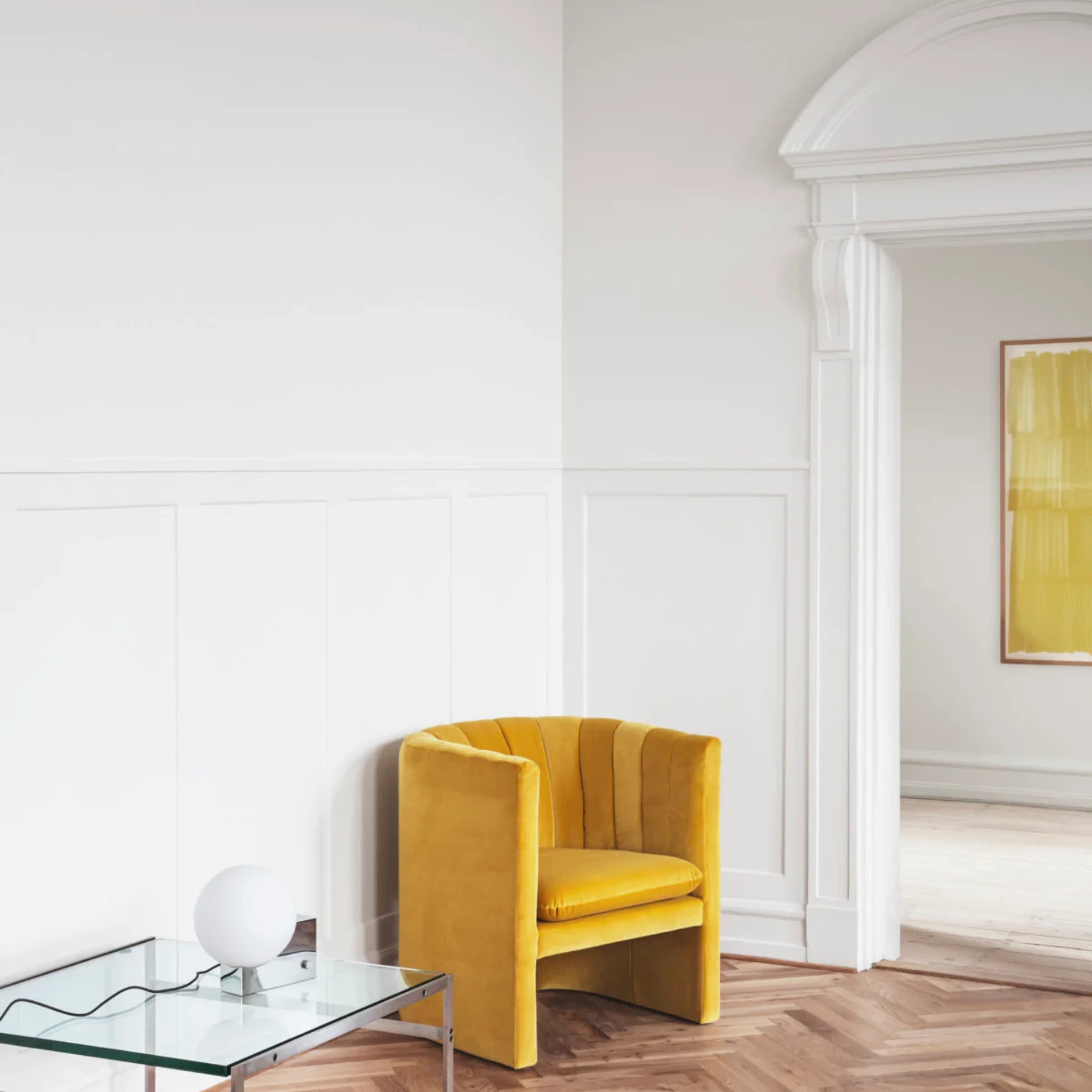 SC23 - Loafer Lounge Chair / Velvet 06 Dandelion