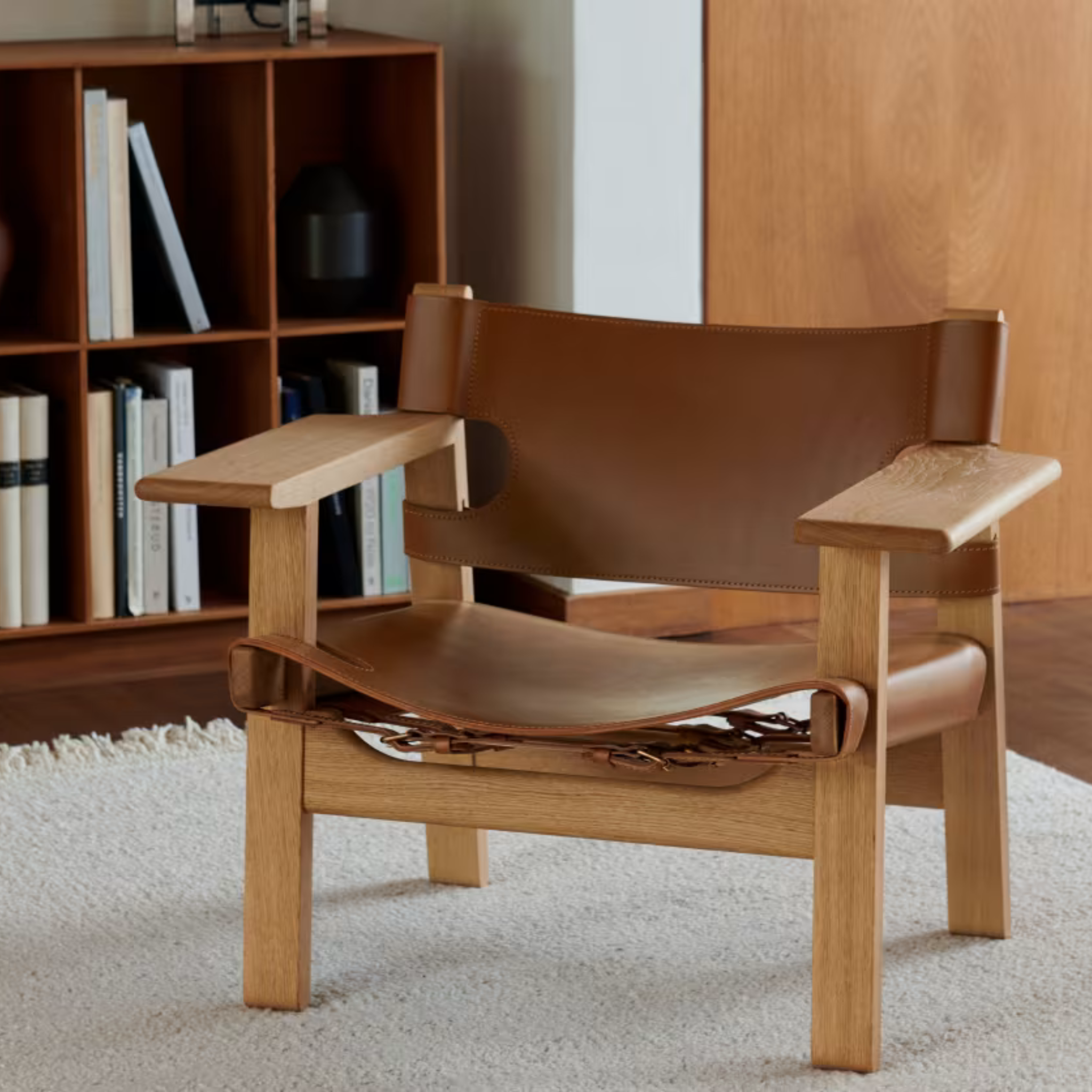 The Spanish Chair - Model 2226 / Oak Oil / Leather Cognac